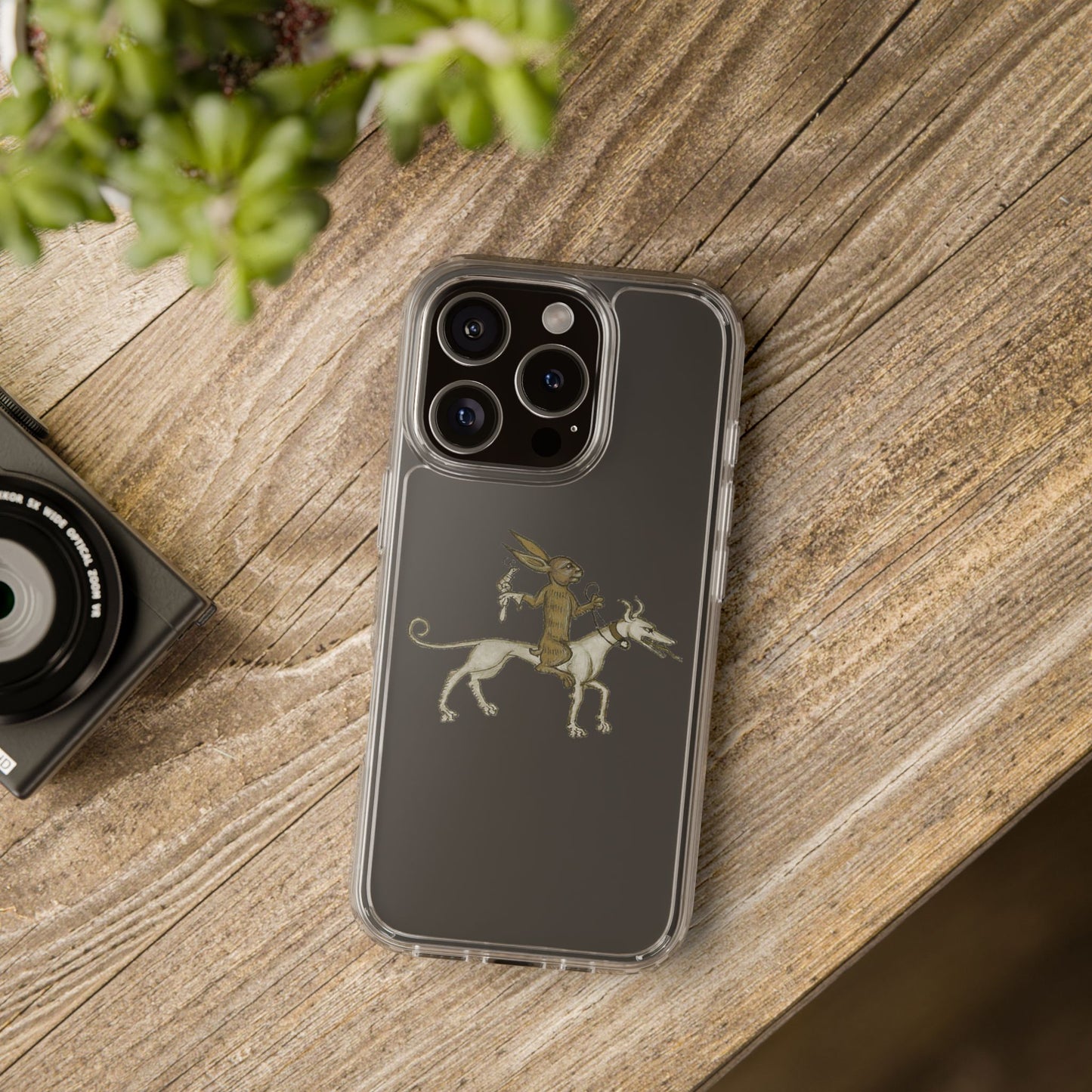 Bunny Jousts at Dawn – Medieval Rabbit Phone Case – Funny Marginalia iPhone Cover – Quirky Gift for Fantasy & History Nerds