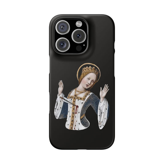 Over It, Your Majesty – Medieval Queen Phone Case – Illuminated Manuscript Snark Gift - Snap Case with Detailed Vintage Art - Unique Phone Case - Artistic Phone Protector - Gift for Art Lovers