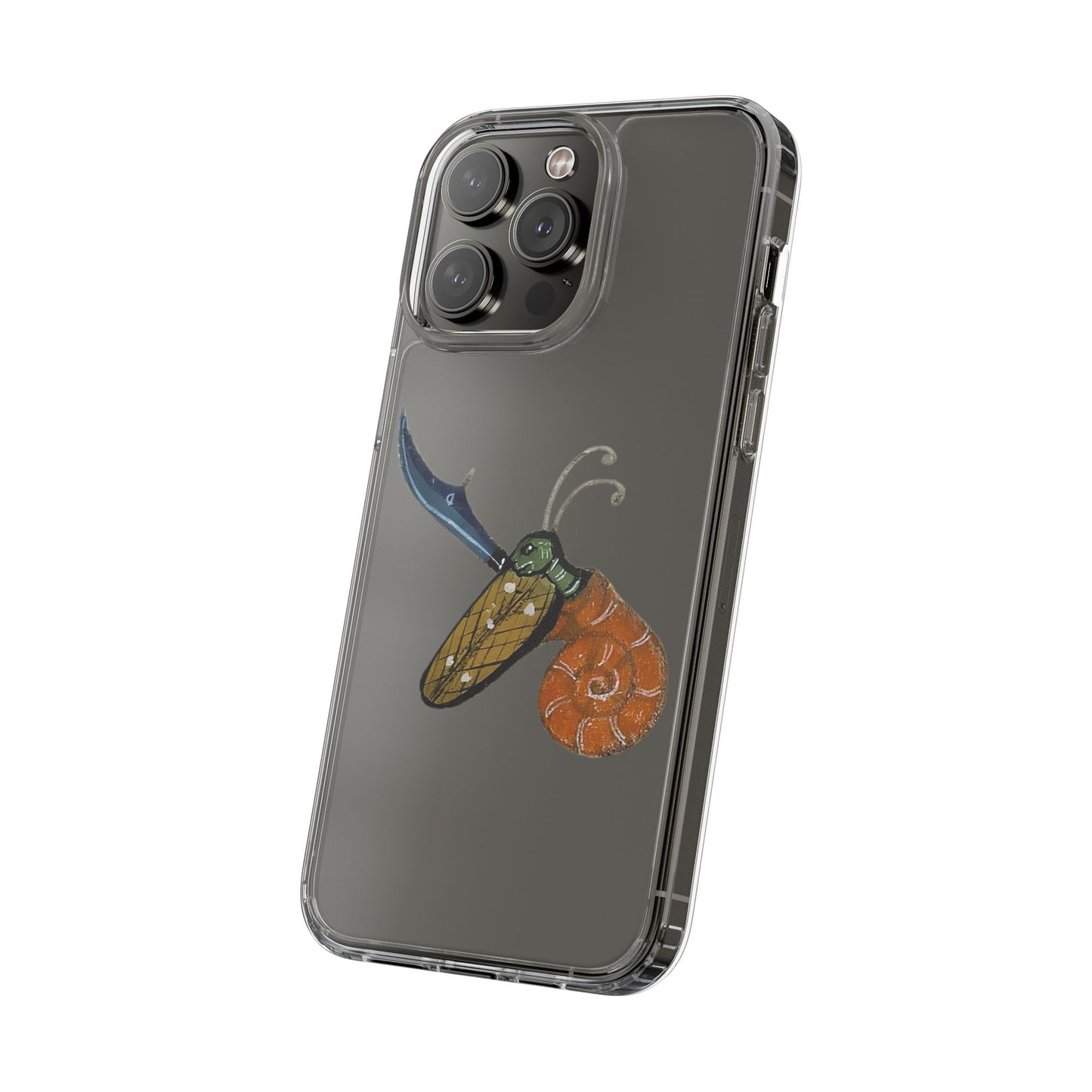 Snail of Vengeance – Medieval Armed Snail Phone Case – Illuminated Manuscript Oddity – Warrior Gastropod Gift