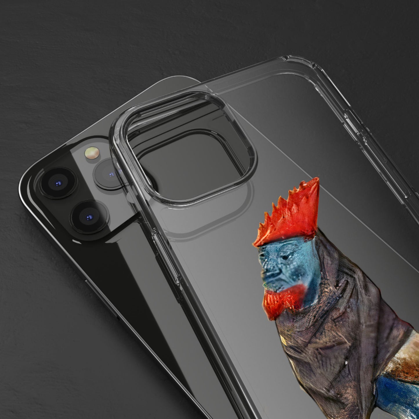 Medieval Chicken Man Phone Case - Rooster Dignity Meets Avian Absurdity