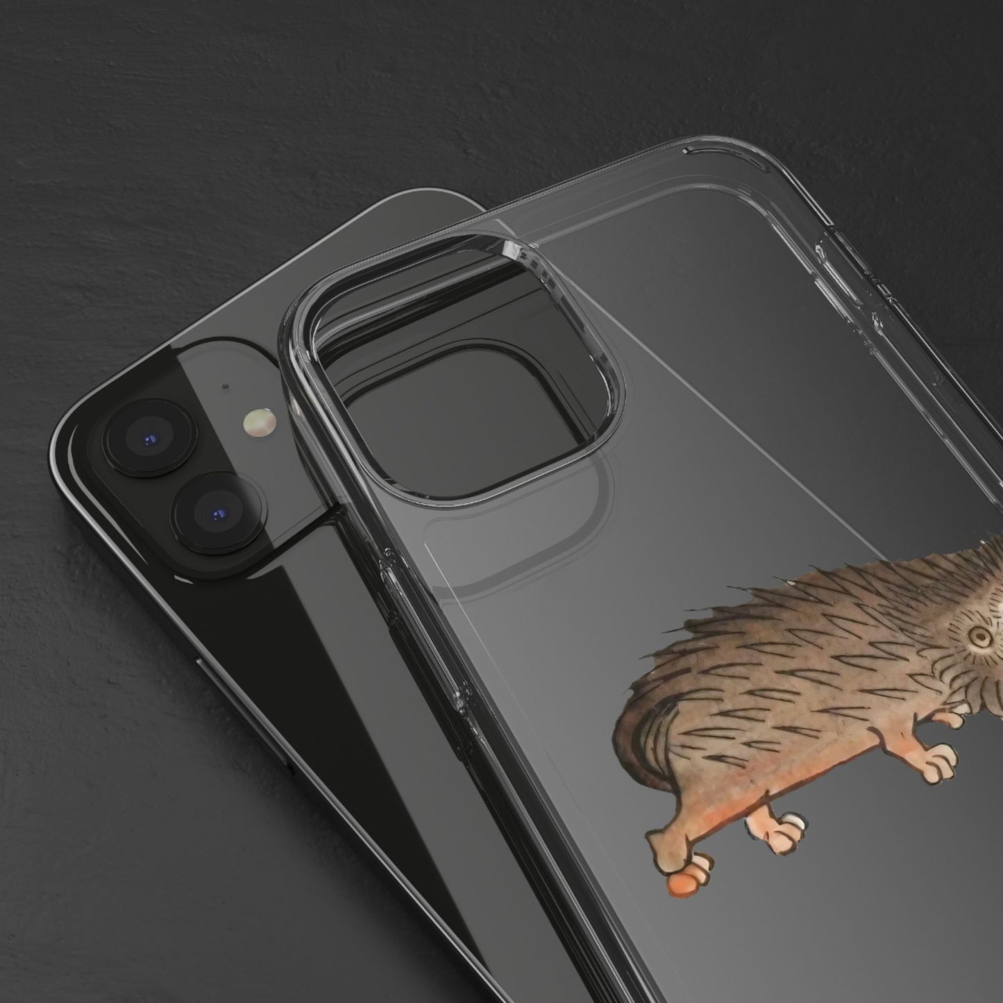 Confused Hedge-Lion Phone Case – Medieval Marginalia iPhone Cover – Weird Animal Art – Funny Gift for Fantasy & History Lovers