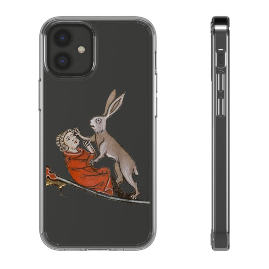 Medieval Rabbit Attack Phone Case – Funny Historical Art iPhone Cover – Quirky Gift for Meme & History Fans