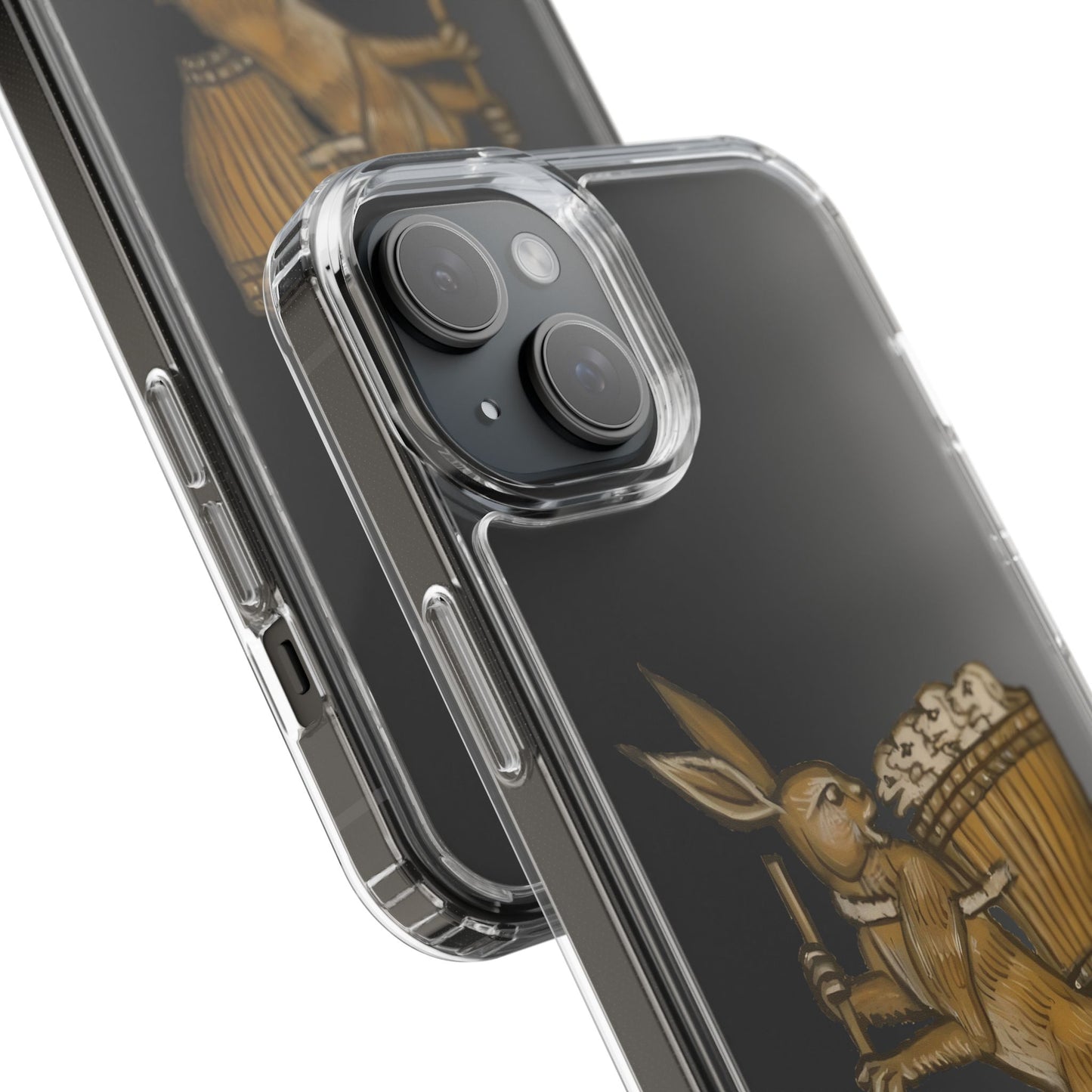 Burdened Bunny – Medieval Art Phone Case – Funny Historical Rabbit Design – Quirky iPhone Cover – Weird Animal Illustration – Gothic Gift Idea