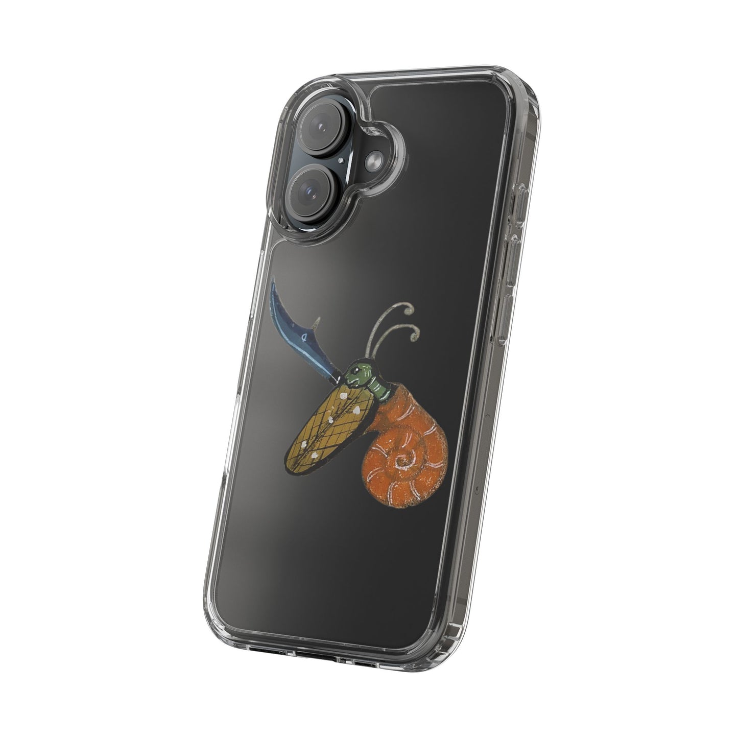Snail of Vengeance – Medieval Armed Snail Phone Case – Illuminated Manuscript Oddity – Warrior Gastropod Gift