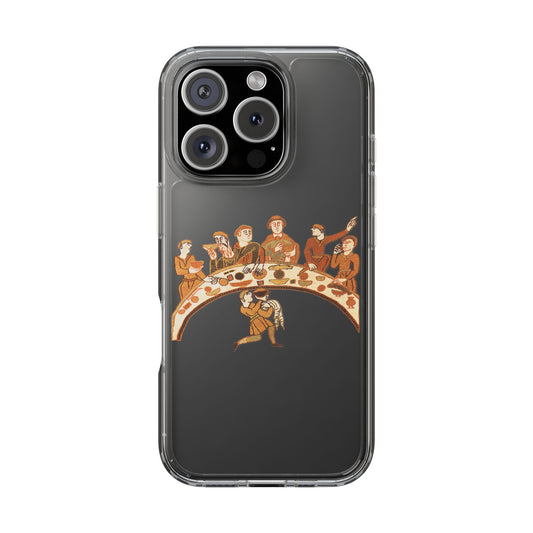Feast Mode – Medieval Banquet Phone Case – Bayeux Tapestry Style – For Lords, Ladies & Lunchtime Legends