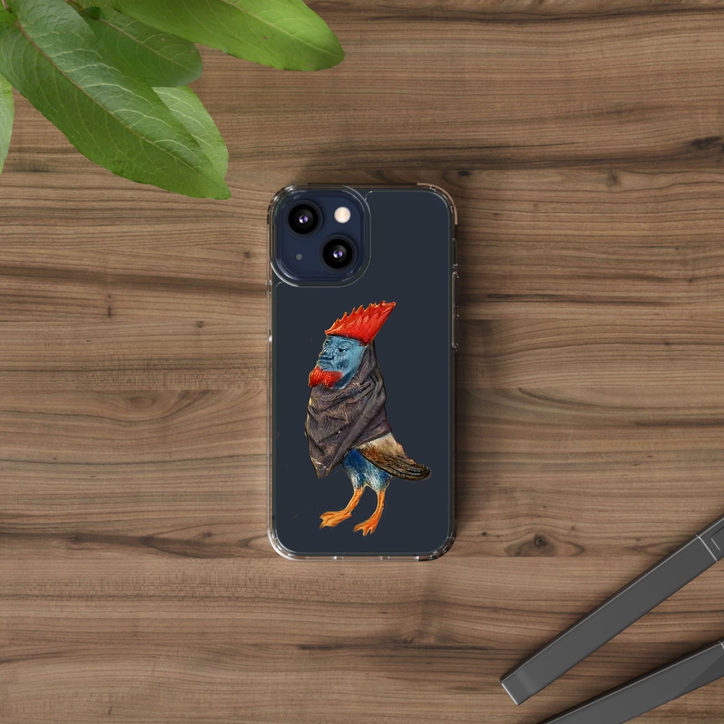 Medieval Chicken Man Phone Case - Rooster Dignity Meets Avian Absurdity