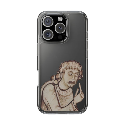 The Medieval “Excuse Me?!” Face – Illuminated Manuscript Phone Case – Dramatic Reaction Gift