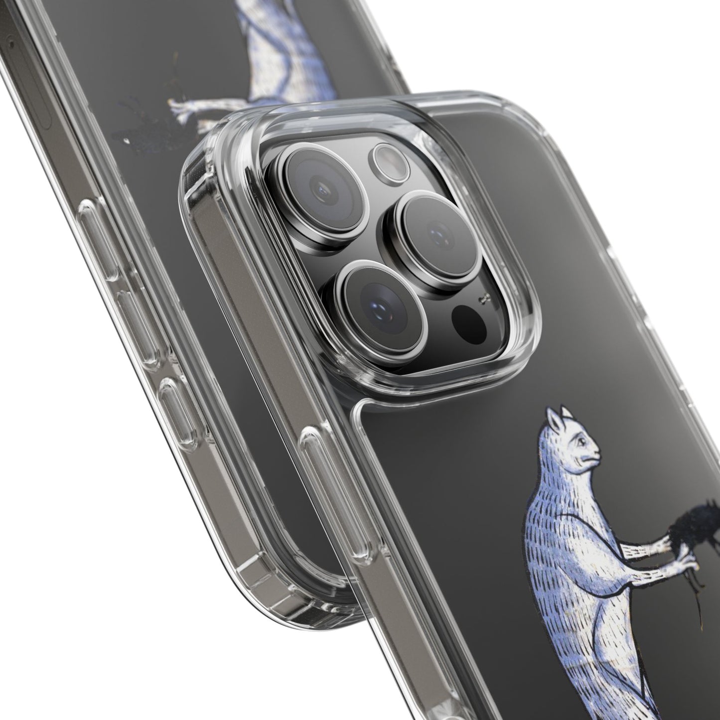 Rat Arrest – Medieval Cat Phone Case – Funny Manuscript Animal Art – Quirky iPhone Cover – Vintage Illustration Gift for Cat Lovers & Weird Art Fans