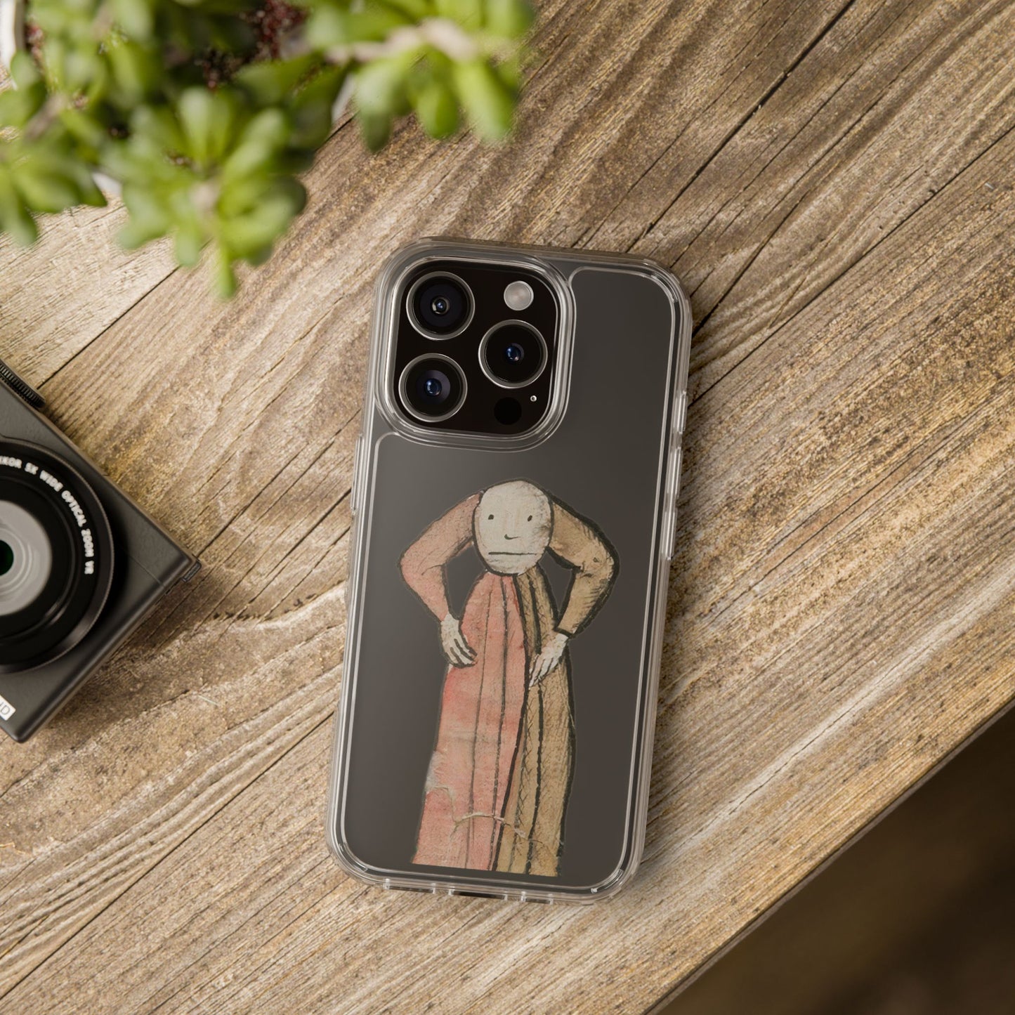 Medieval Sassy Figure Phone Case – Funny Weird Marginalia Art, Gothic Manuscript Character iPhone Case, Quirky Aesthetic Gift