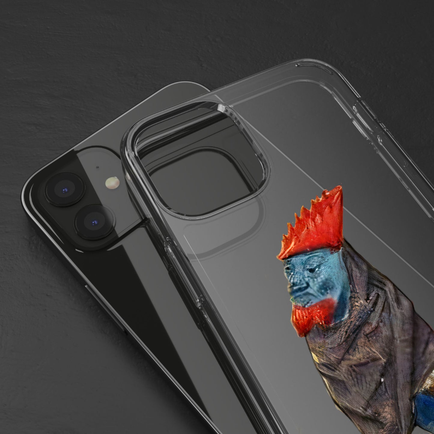 Medieval Chicken Man Phone Case - Rooster Dignity Meets Avian Absurdity