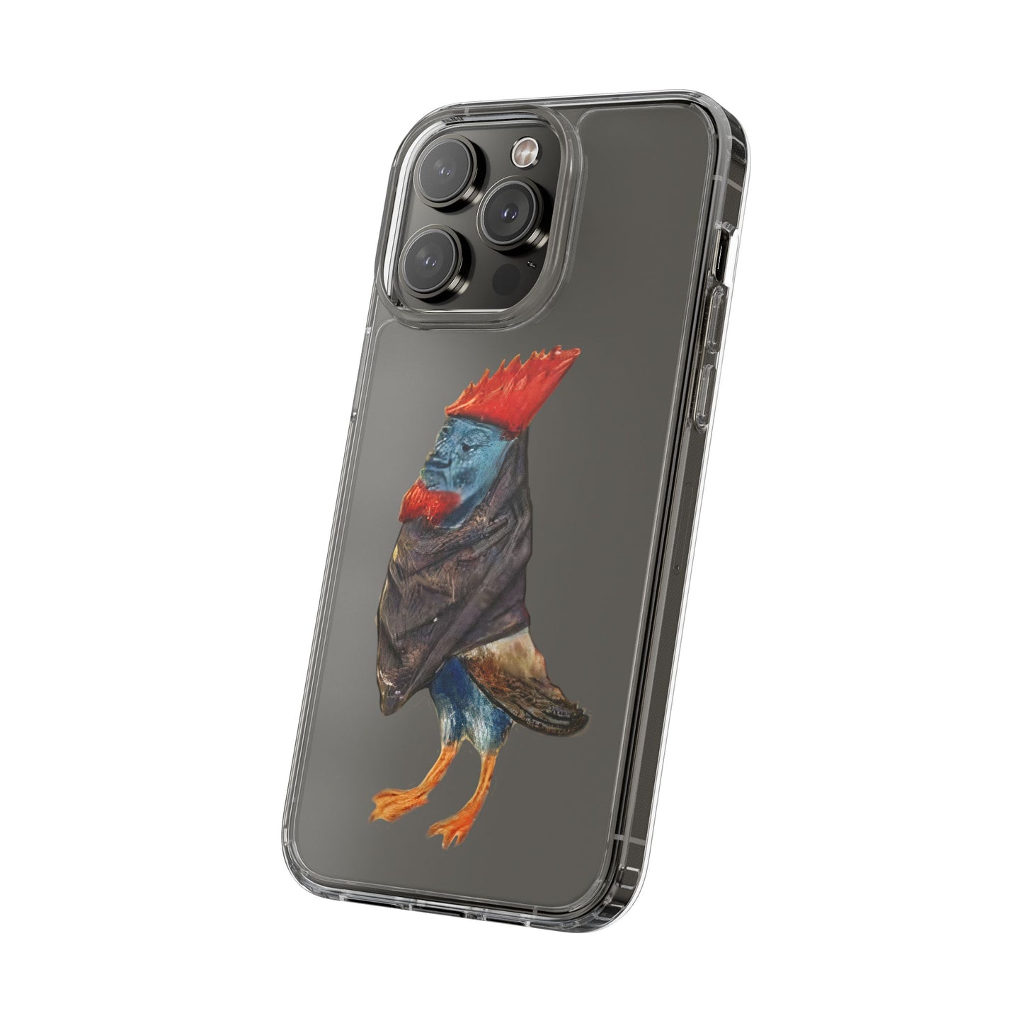 Medieval Chicken Man Phone Case - Rooster Dignity Meets Avian Absurdity