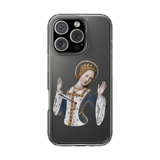 Over It, Your Majesty – Medieval Queen Phone Case – Illuminated Manuscript Snark Gift