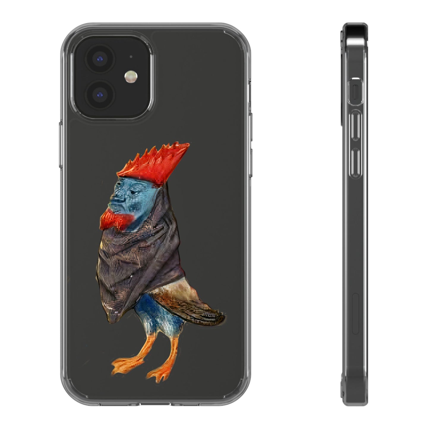 Medieval Chicken Man Phone Case - Rooster Dignity Meets Avian Absurdity