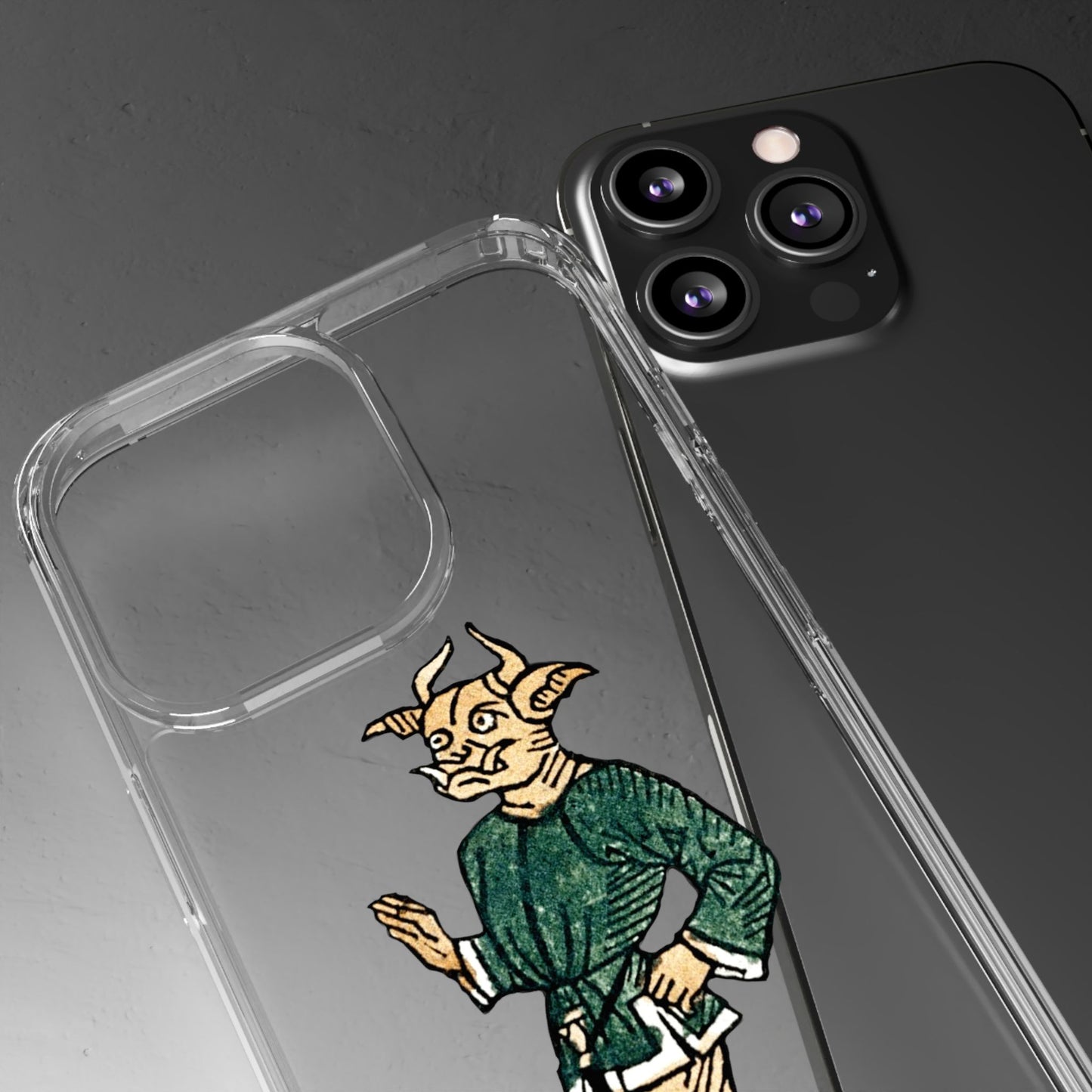 Strut Your Stuff – Medieval Demon Phone Case – Quirky Goblin Creature Art – Vintage Mythical Illustration – Funny Fantasy Gift for Weird Souls