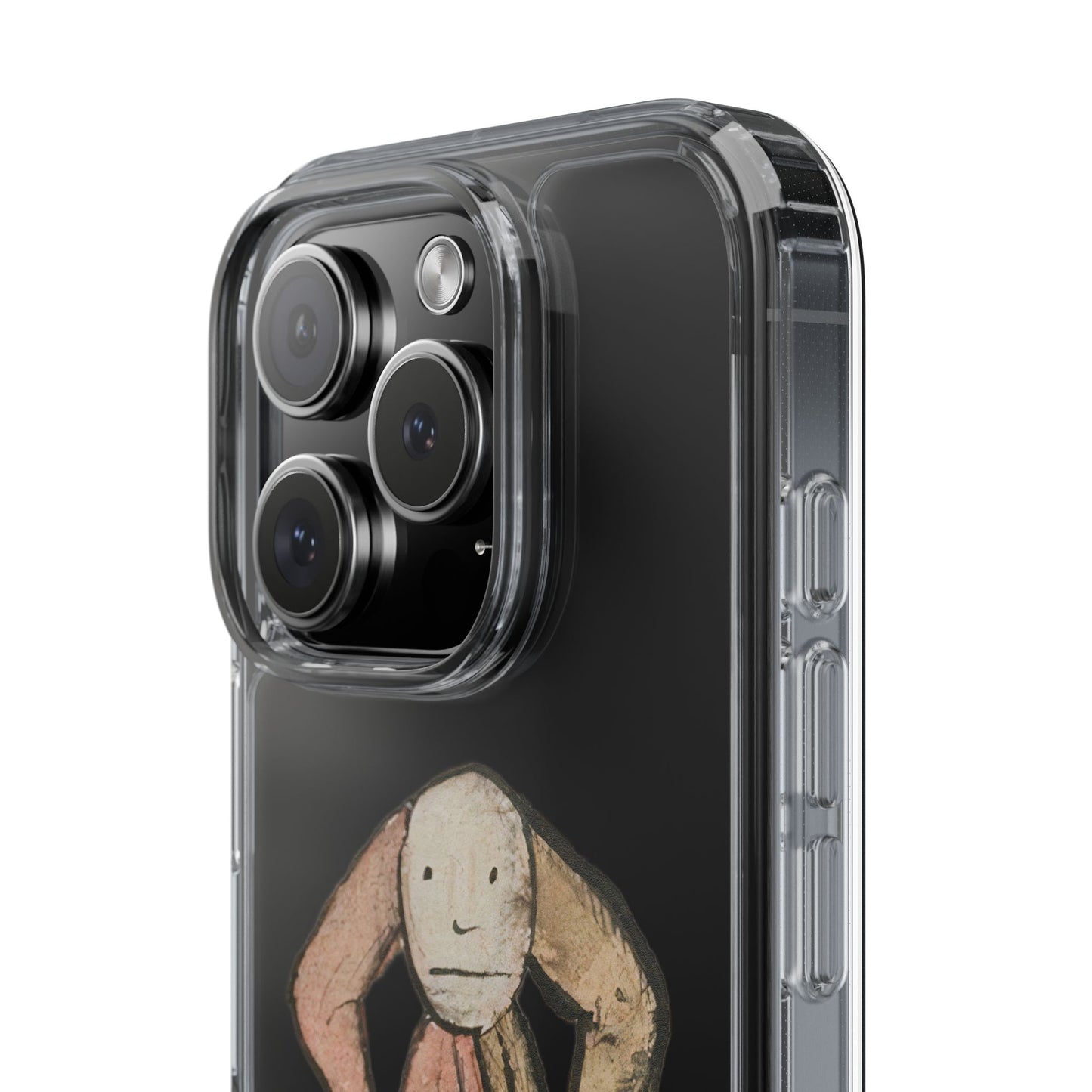 Medieval Sassy Figure Phone Case – Funny Weird Marginalia Art, Gothic Manuscript Character iPhone Case, Quirky Aesthetic Gift