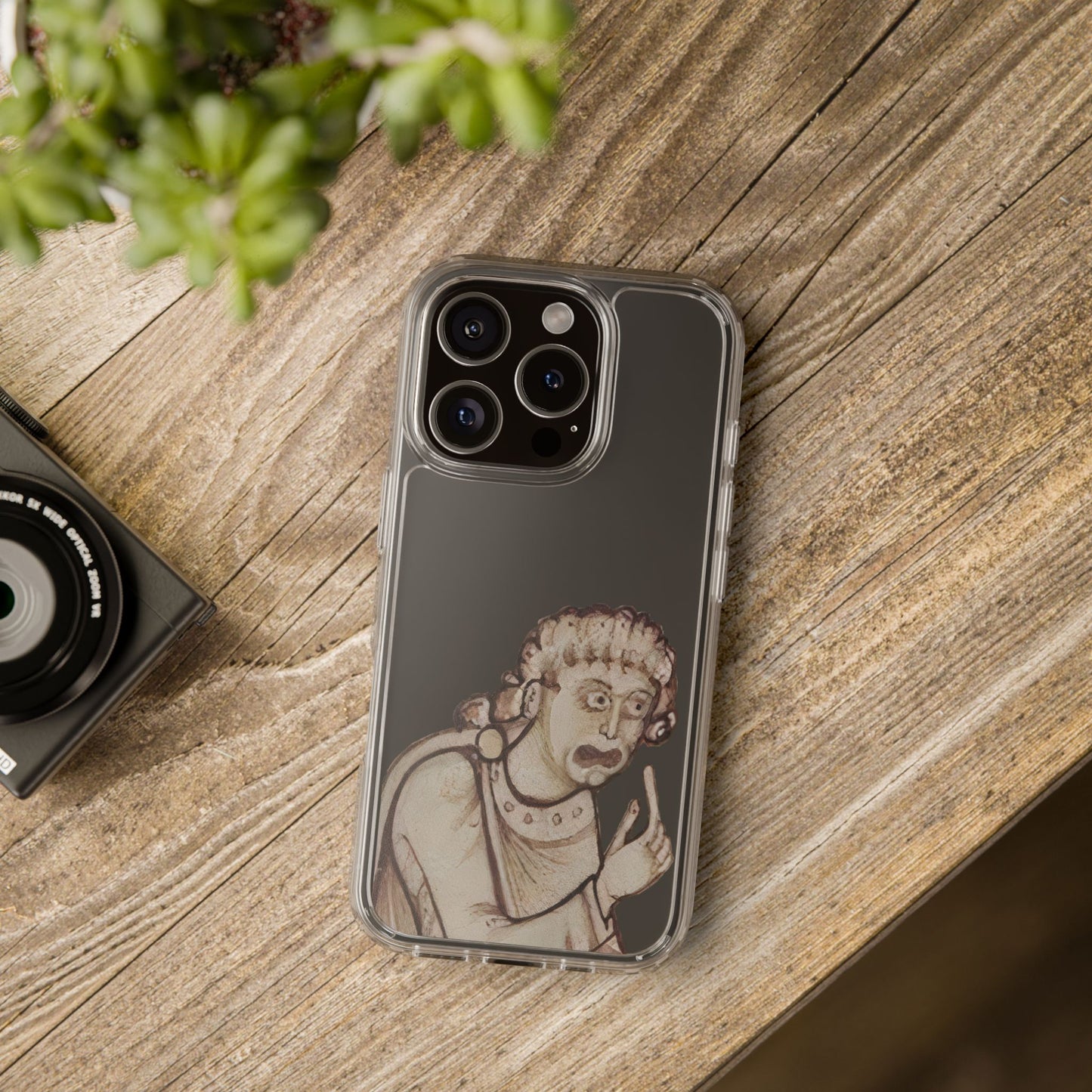 The Medieval “Excuse Me?!” Face – Illuminated Manuscript Phone Case – Dramatic Reaction Gift