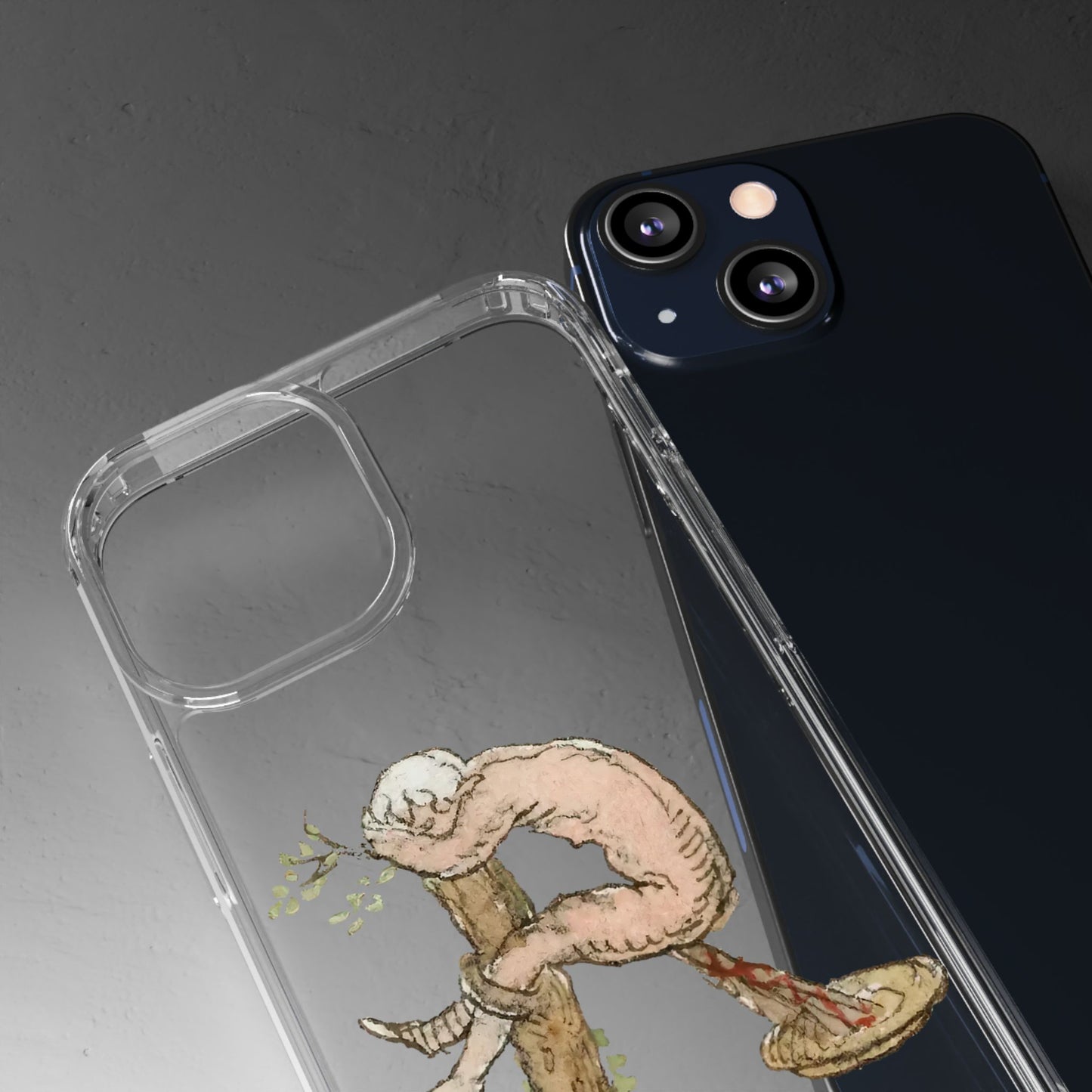 Tree Pooper – Medieval Manuscript Phone Case – Funny Historical Illustration – Weird Art iPhone Cover – Quirky Gift for Fans of the Bizarre