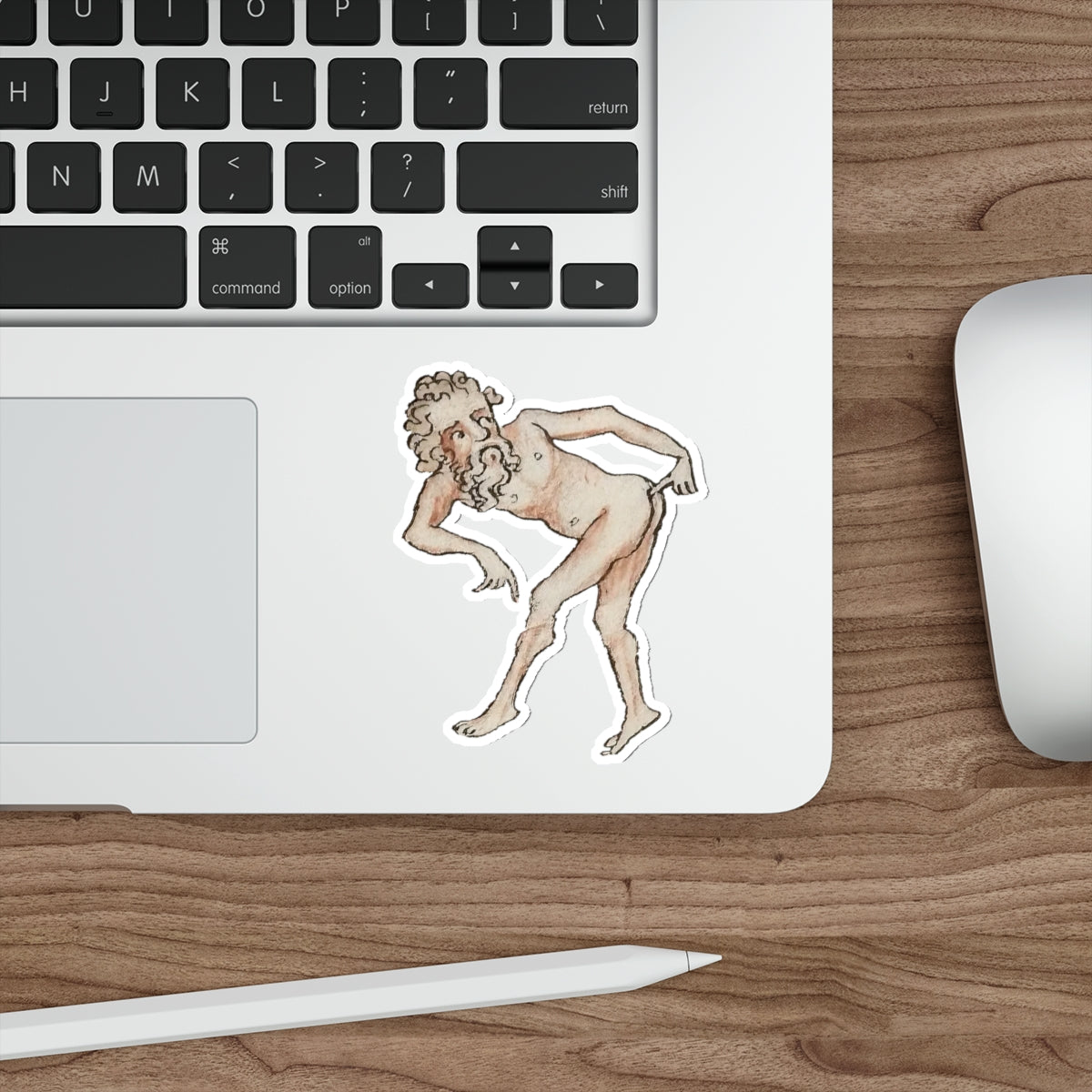 Medieval Marginalia Die-Cut Stickers