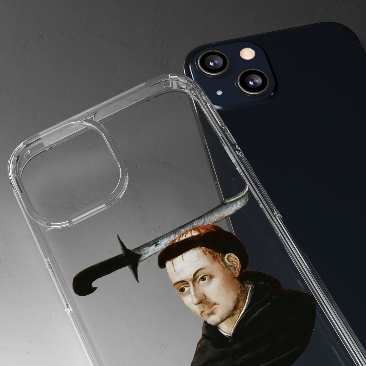 “Bad Hair Day” – Saint, Slice, and Serenity Medieval Phone Case