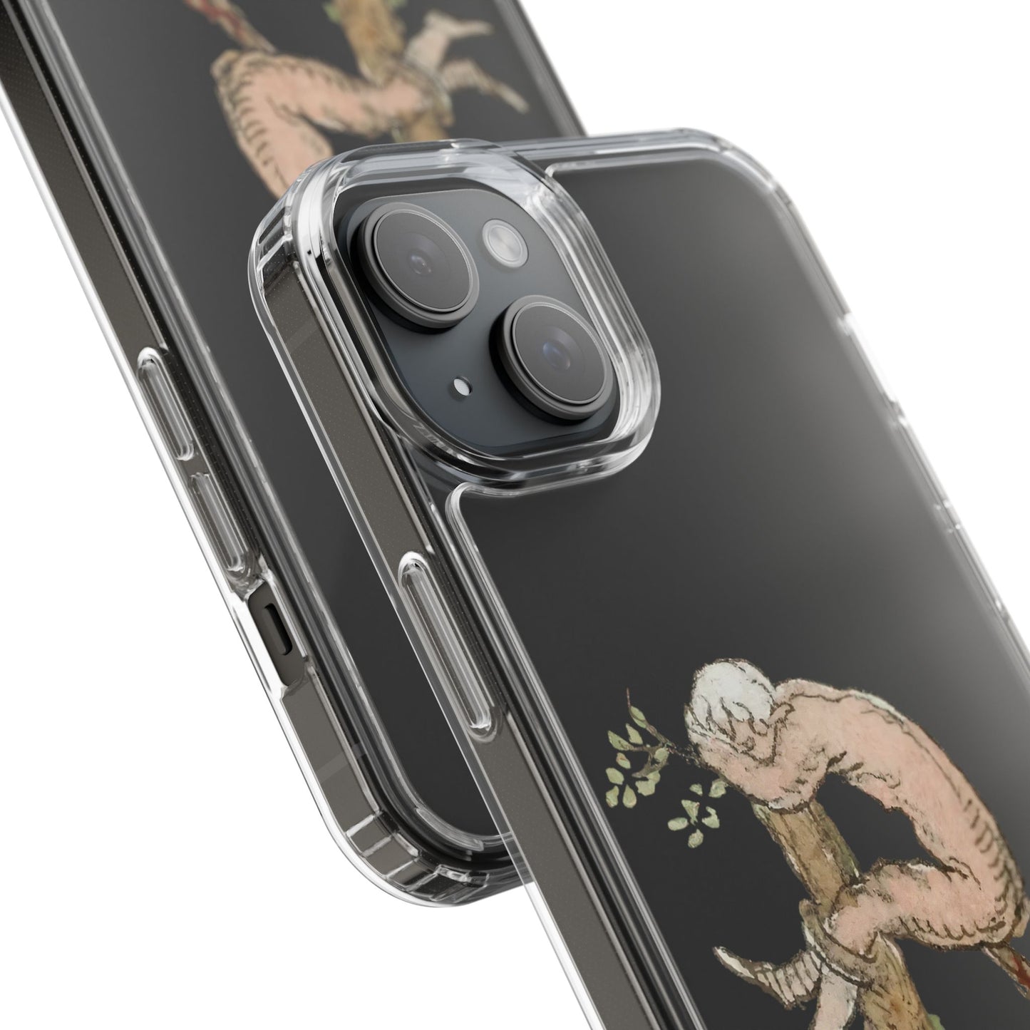 Tree Pooper – Medieval Manuscript Phone Case – Funny Historical Illustration – Weird Art iPhone Cover – Quirky Gift for Fans of the Bizarre