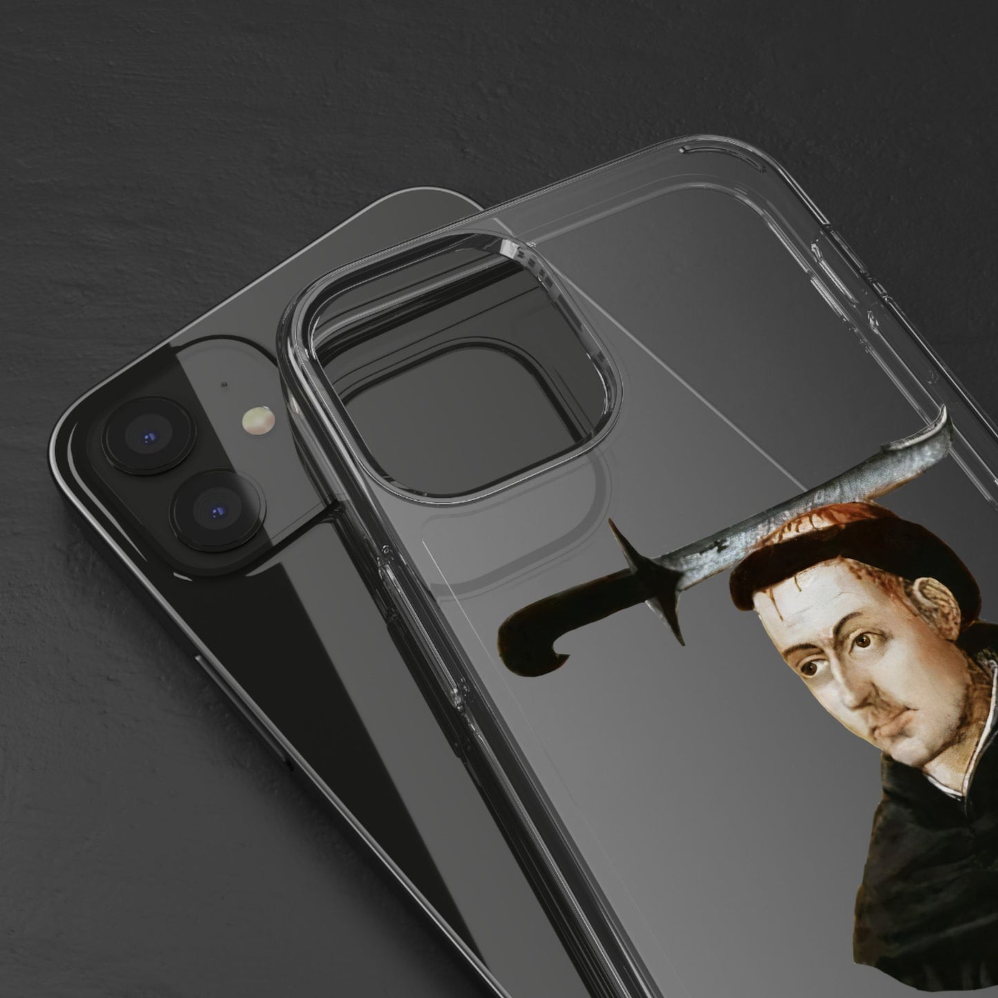“Bad Hair Day” – Saint, Slice, and Serenity Medieval Phone Case