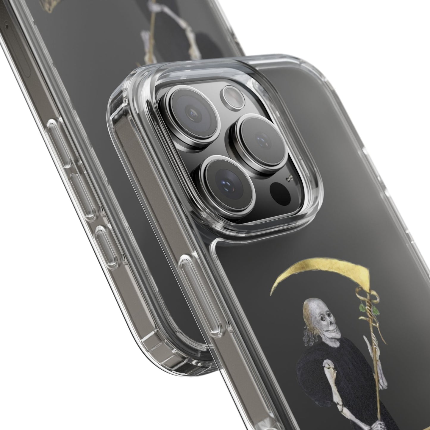 “Cart of Doom” – Medieval Death Phone Case – Skeleton in Cart with Scythe – Gothic Marginalia Art iPhone Samsung Cover – Dark Academic Gift for History Lovers