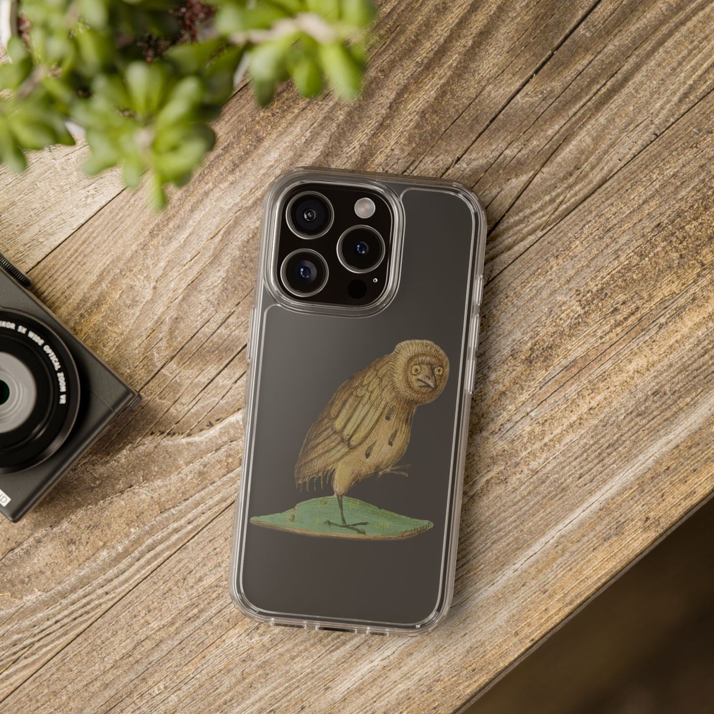 Confused Medieval Owl Phone Case – Funny Gothic Art iPhone & Samsung Cover