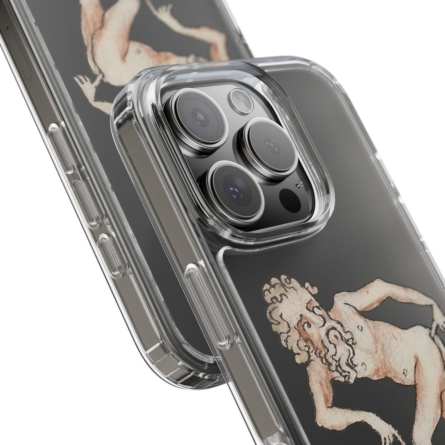 Cheeky Beardo – Medieval Art Phone Case – Weird Historical Nude Design – Funny Manuscript Illustration – Quirky iPhone Cover for Bold Souls