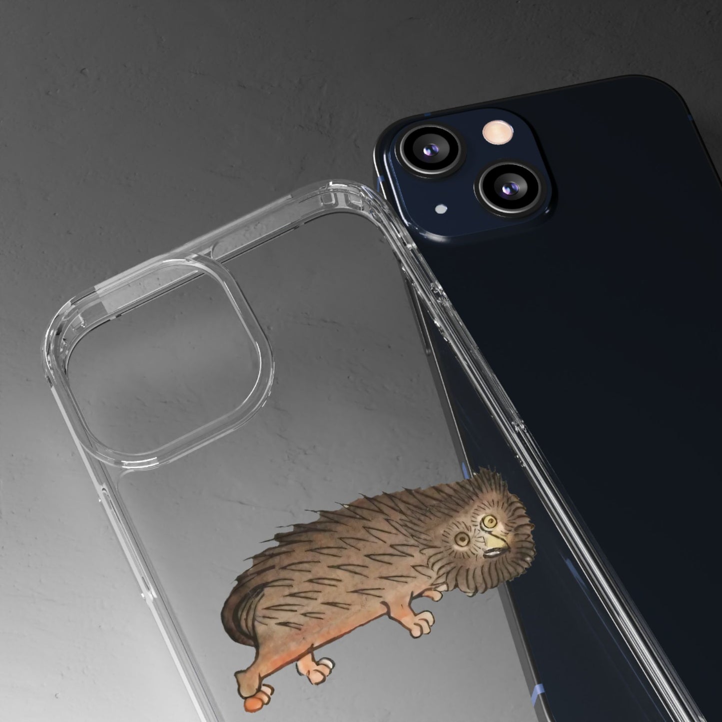 Confused Hedge-Lion Phone Case – Medieval Marginalia iPhone Cover – Weird Animal Art – Funny Gift for Fantasy & History Lovers