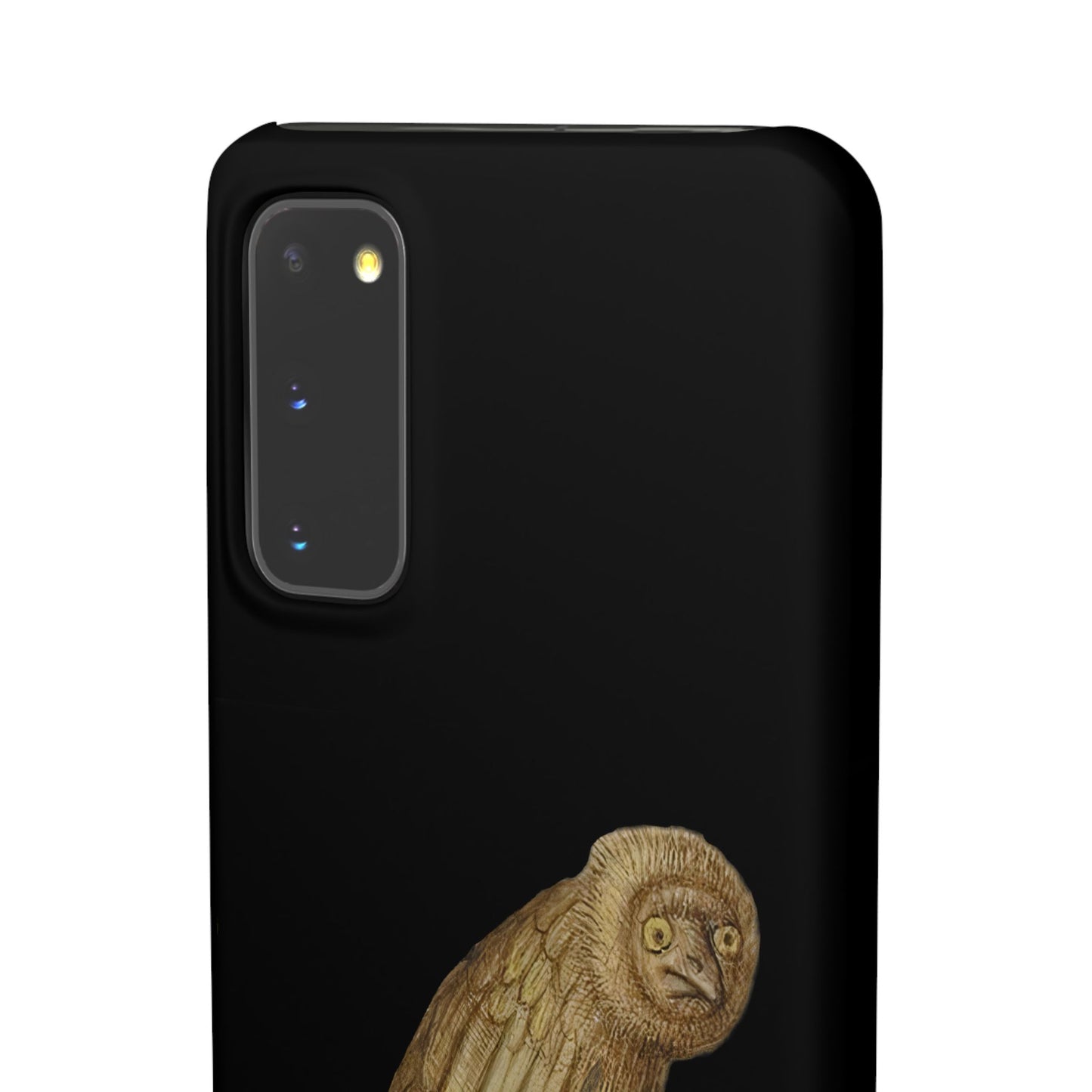 Confused Medieval Owl Phone Case - Funny Gothic Art Phone Cover