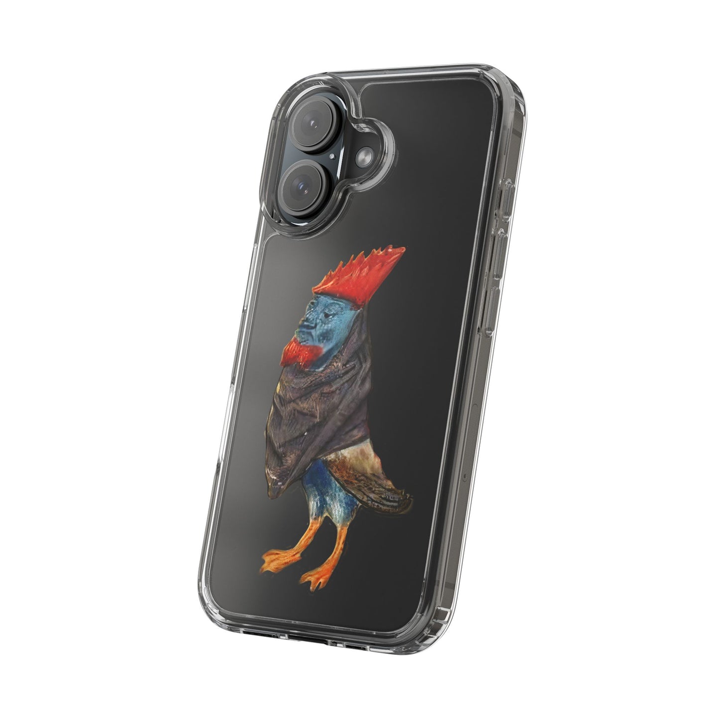 Medieval Chicken Man Phone Case - Rooster Dignity Meets Avian Absurdity