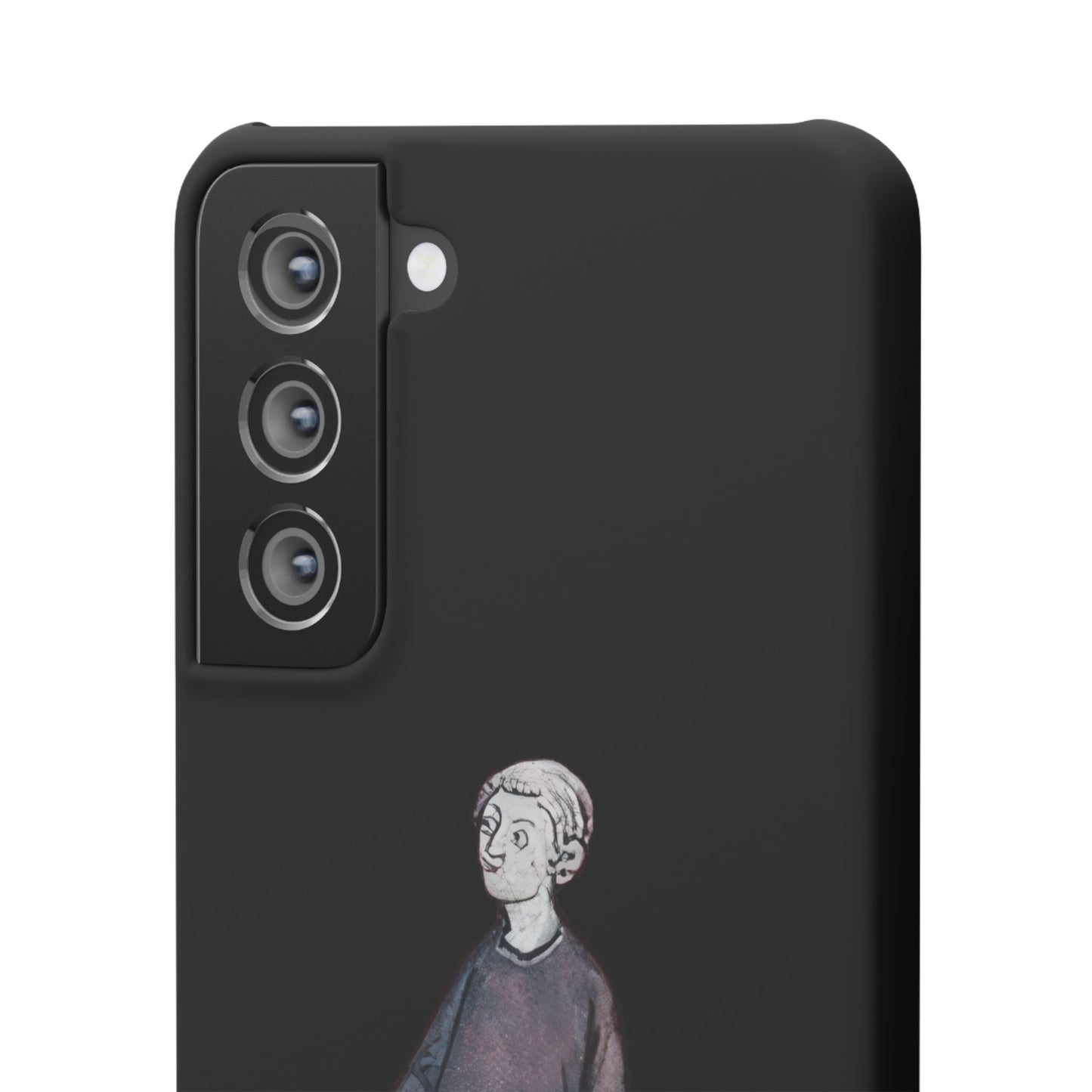 Surprise! - Medieval Flashing Phone Case - Funny Historical Manuscript Art - Weird Vintage iPhone Cover - Bold Gift for Fans of the Bizarre