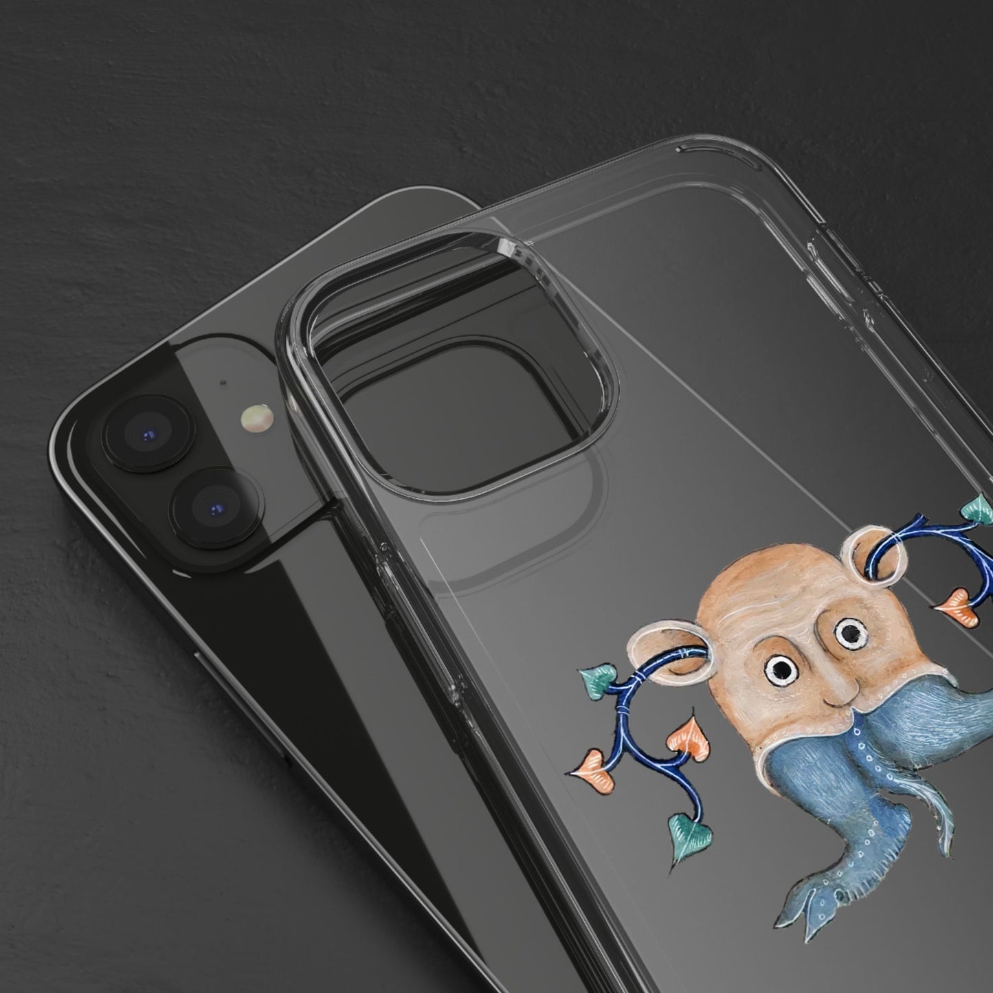 Floral-Eared Tentacle Gremlin – Medieval Marginalia Phone Case