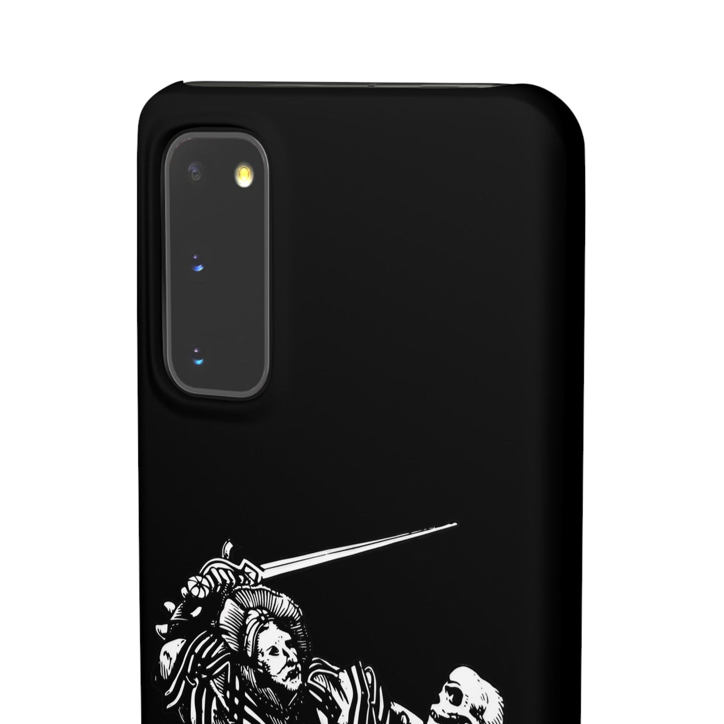 Dance with Death - Gothic Medieval Phone Case - Vintage Skeleton Artwork - Macabre Phone Cover - Dark Academia Aesthetic - History Gift