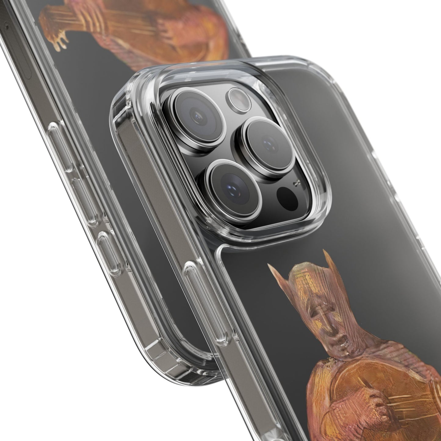Medieval Demon Playing Lute Phone Case – Funny Gothic Art Phone Cover