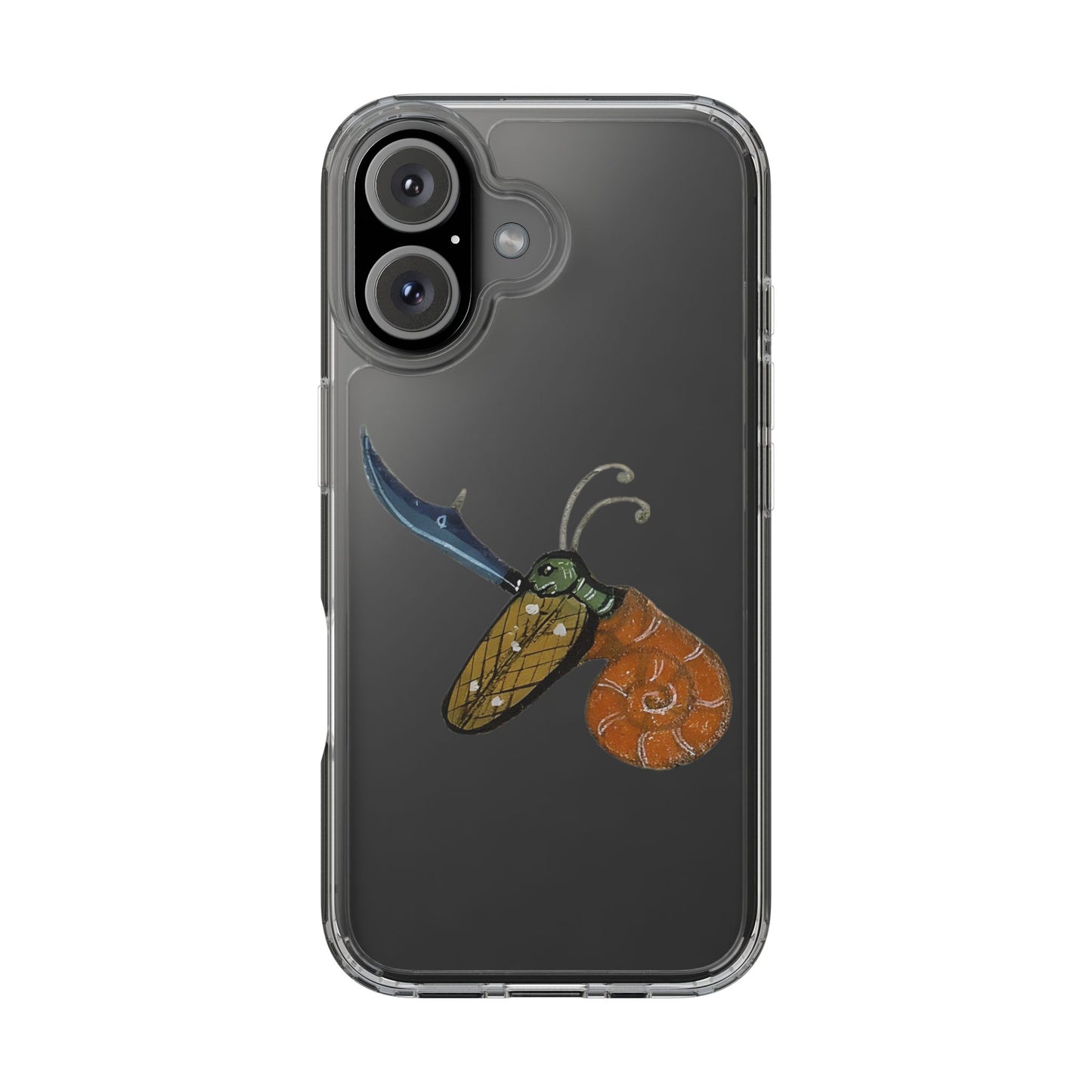 Snail of Vengeance – Medieval Armed Snail Phone Case – Illuminated Manuscript Oddity – Warrior Gastropod Gift