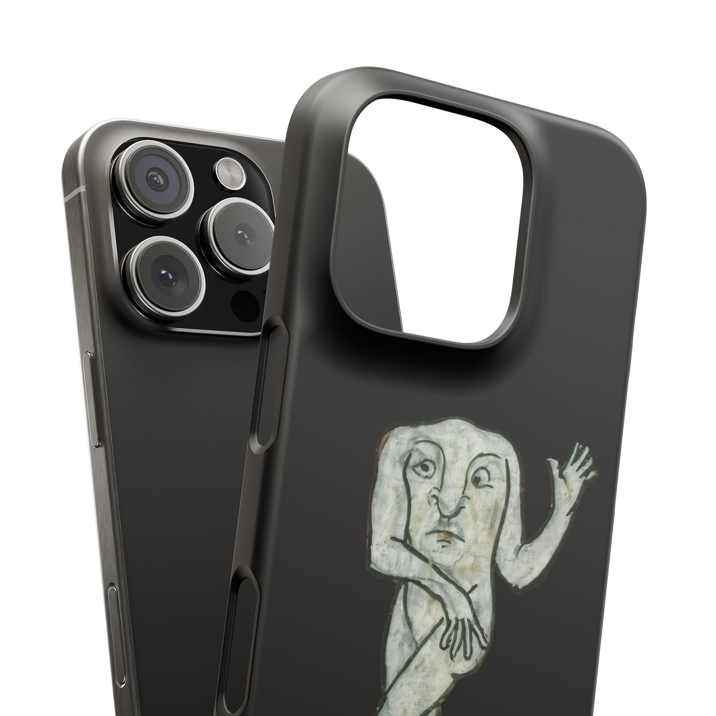 Medieval Dancing Man Phone Case – Weird Gothic Marginalia iPhone Case – Quirky Vintage Manuscript Art Cover – Funny Historical Aesthetic