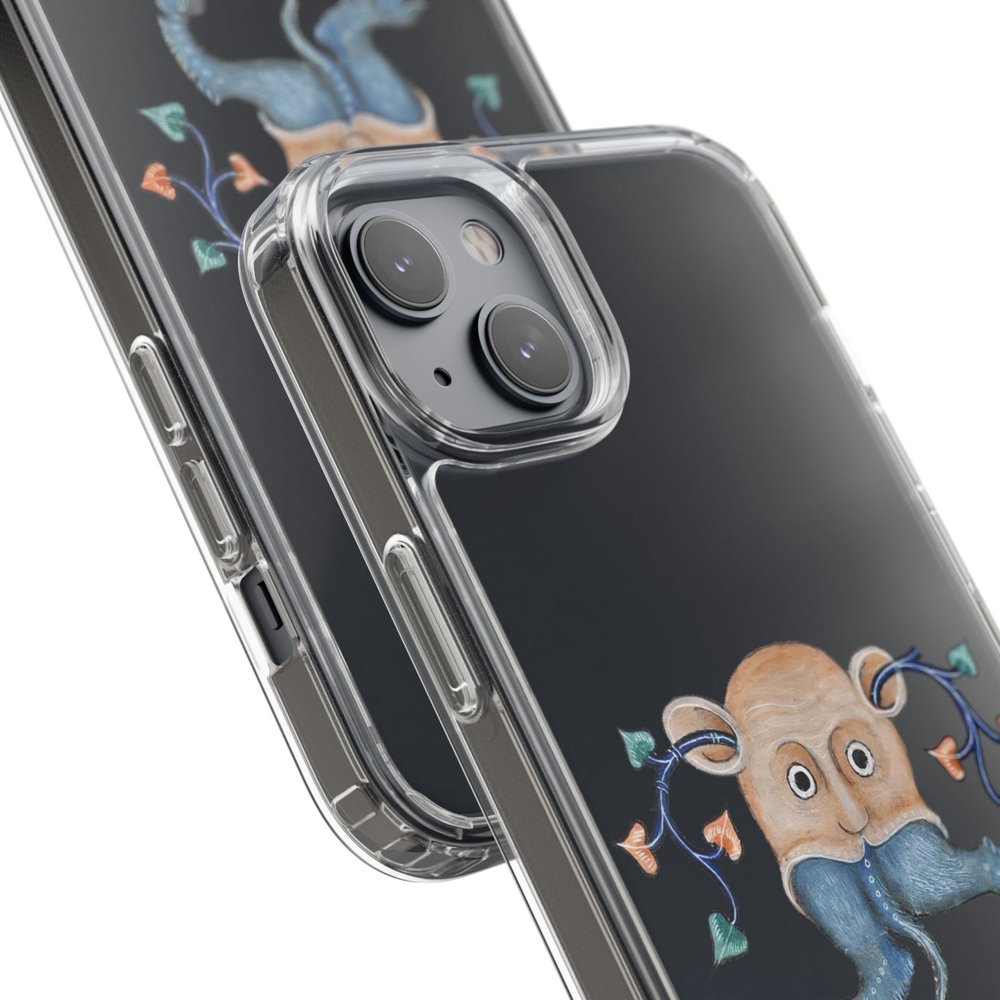 Floral-Eared Tentacle Gremlin – Medieval Marginalia Phone Case