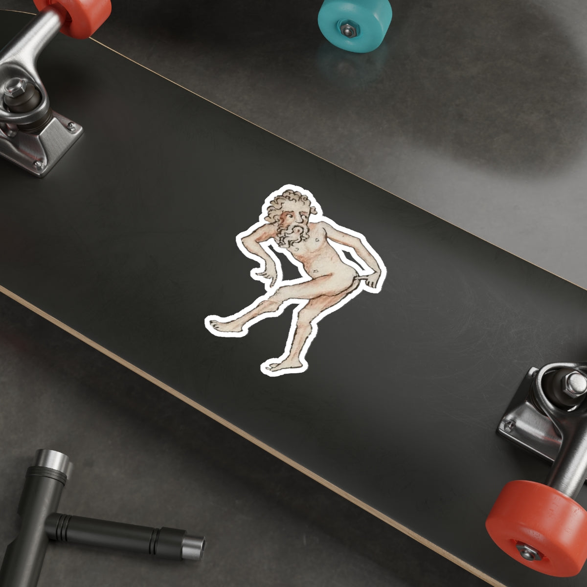 Medieval Marginalia Die-Cut Stickers