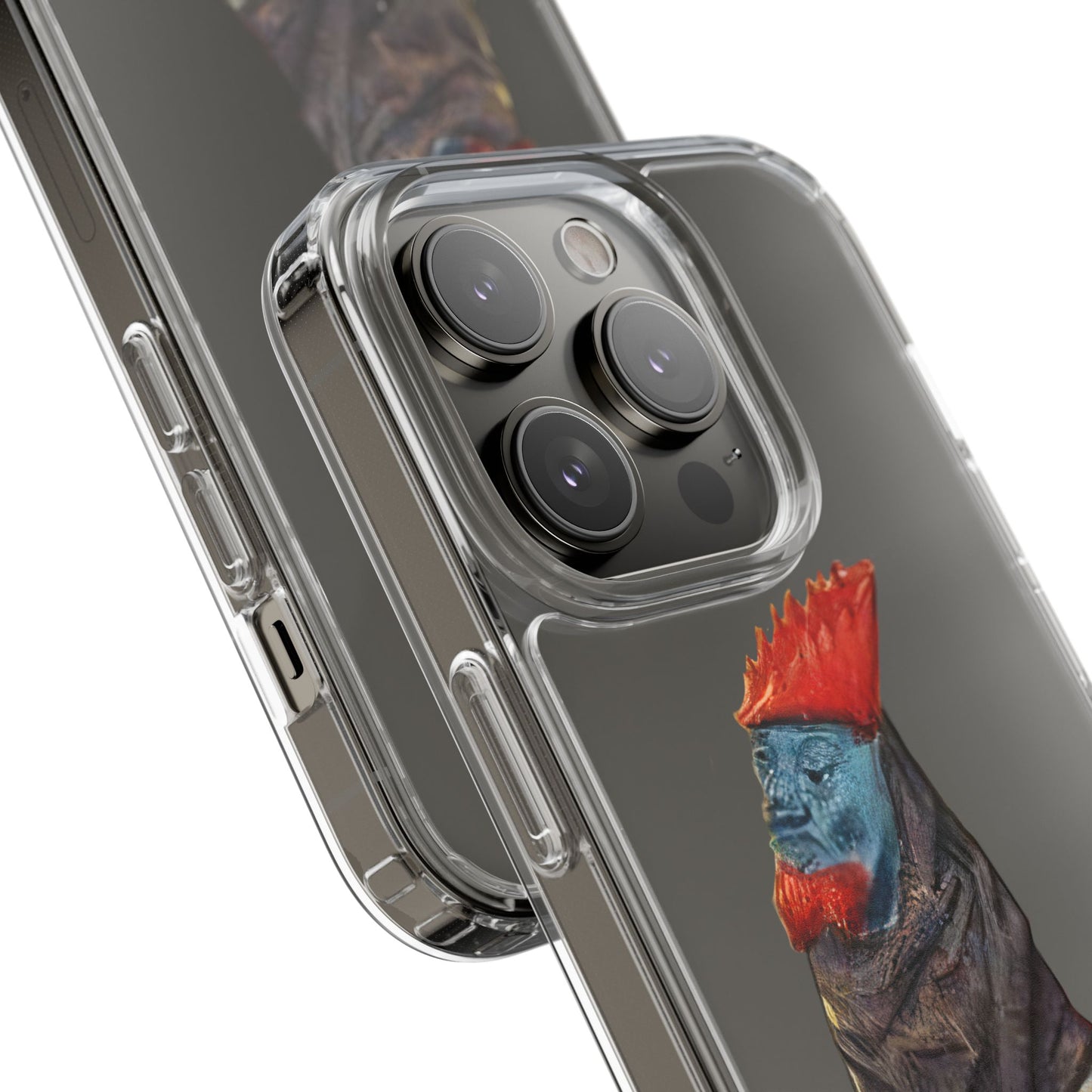 Medieval Chicken Man Phone Case - Rooster Dignity Meets Avian Absurdity