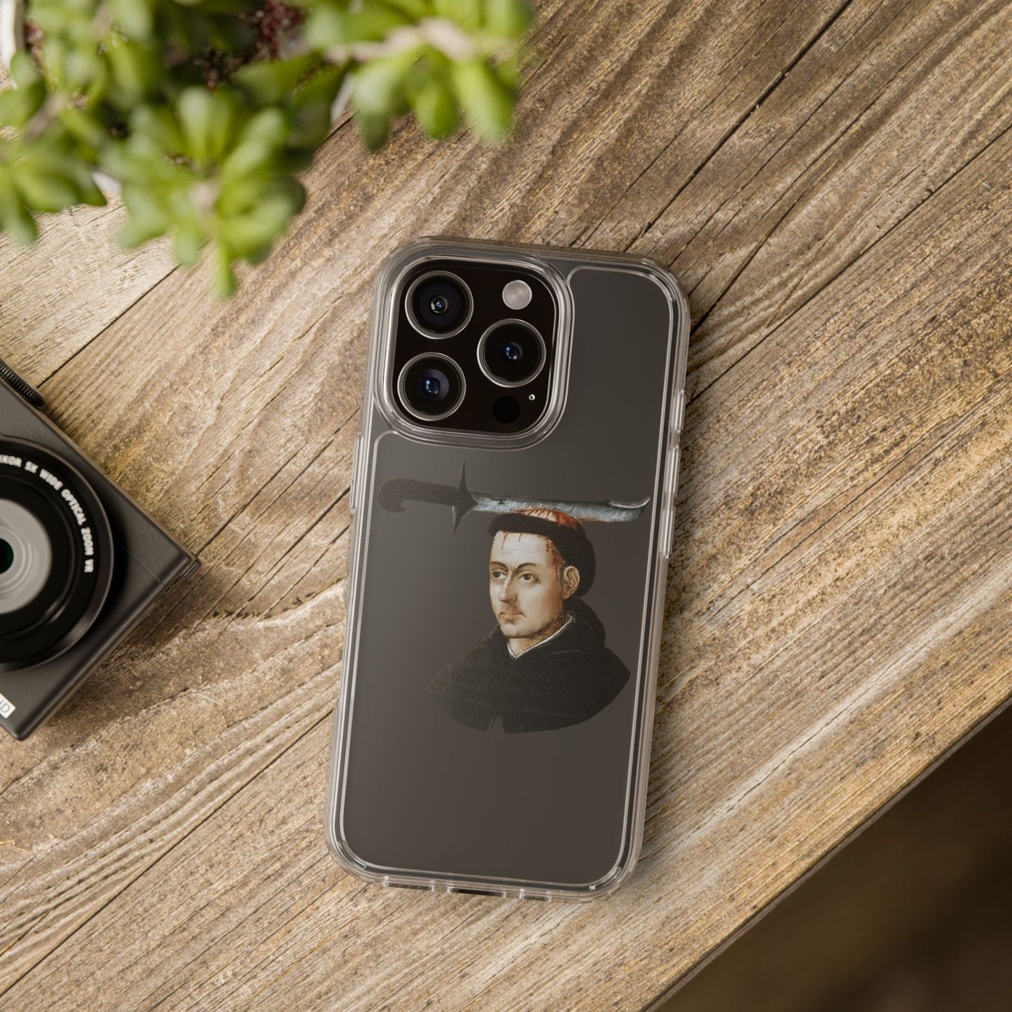“Bad Hair Day” – Saint, Slice, and Serenity Medieval Phone Case