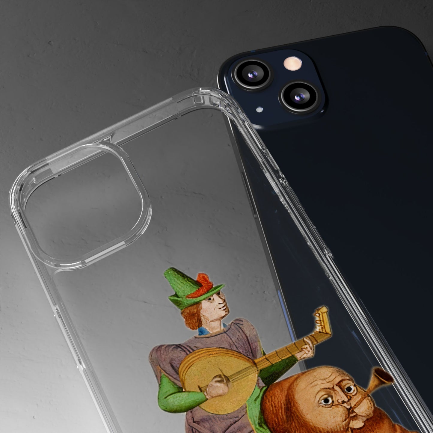 Lute & Toot – Medieval Musician Centaur Phone Case – Illuminated Manuscript Absurdity – Funny Historical Gift