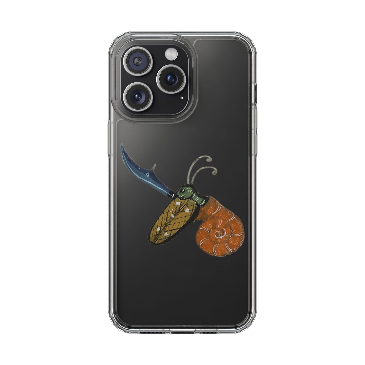 Snail of Vengeance – Medieval Armed Snail Phone Case – Illuminated Manuscript Oddity – Warrior Gastropod Gift