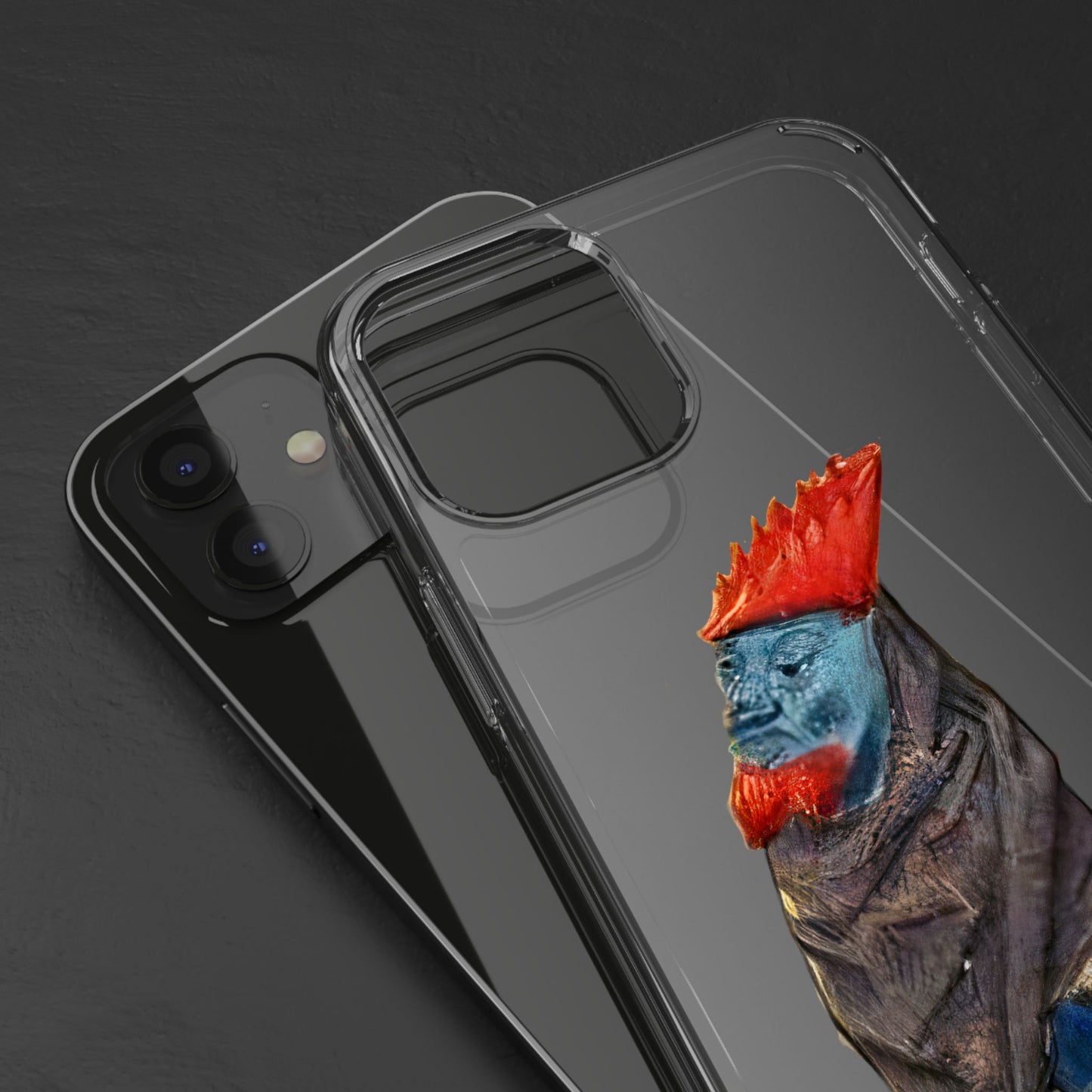 Medieval Chicken Man Phone Case - Rooster Dignity Meets Avian Absurdity