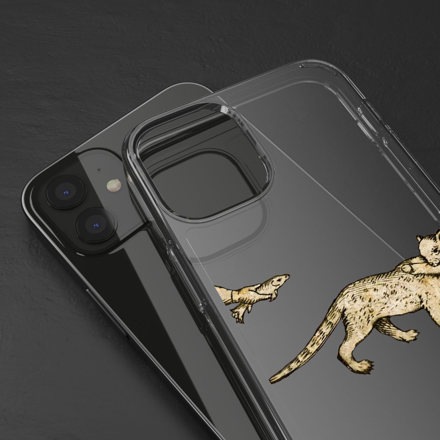Catch Me If You Can – Medieval Cat Phone Case – Funny Historical Animal Art – Quirky iPhone Cover – Manuscript Illustration Gift for Cat & Chaos Lovers