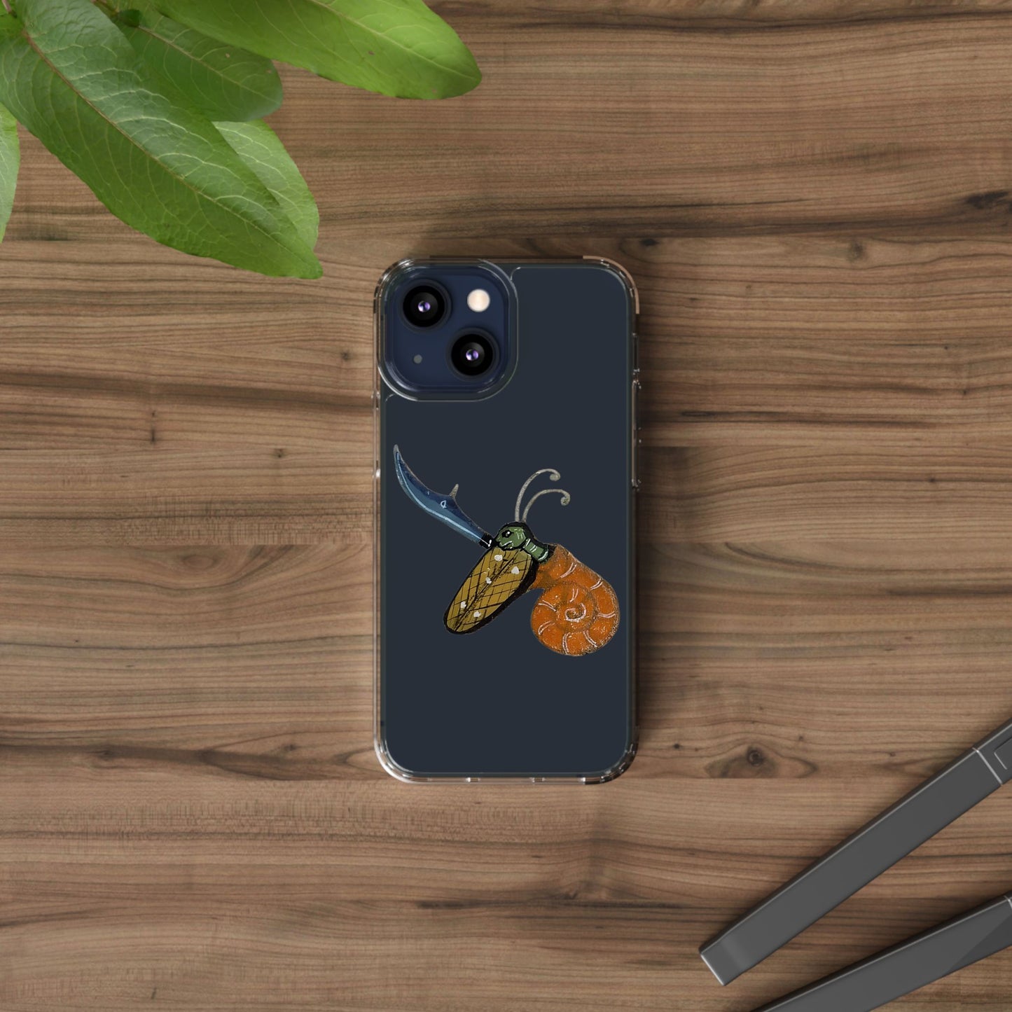 Snail of Vengeance – Medieval Armed Snail Phone Case – Illuminated Manuscript Oddity – Warrior Gastropod Gift