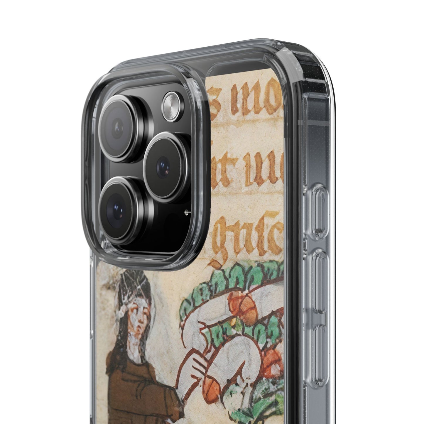 Forbidden Fruit – Medieval Phallus Tree Phone Case – Bawdy Illuminated Manuscript Art – NSFW Monastic Mischief