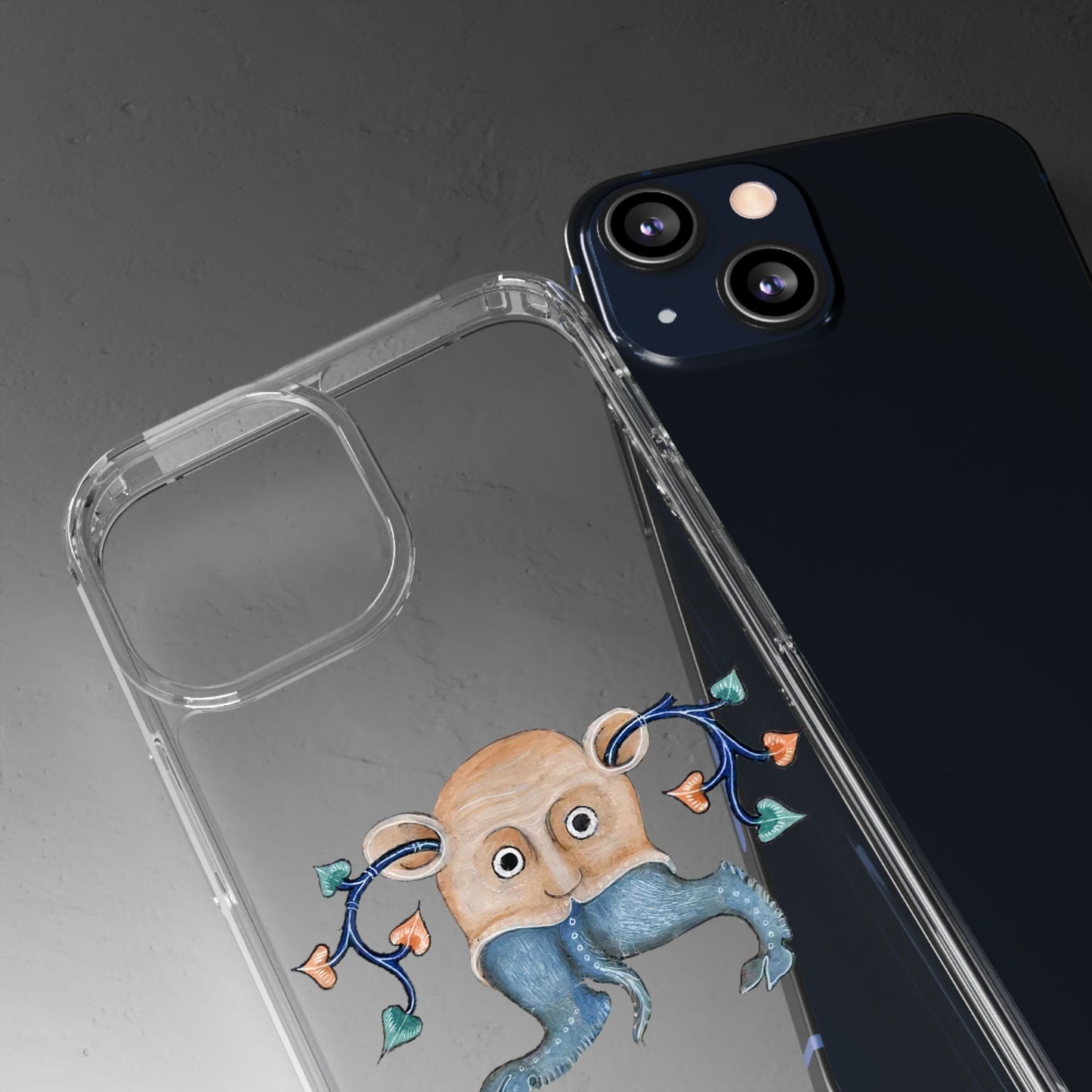 Floral-Eared Tentacle Gremlin – Medieval Marginalia Phone Case