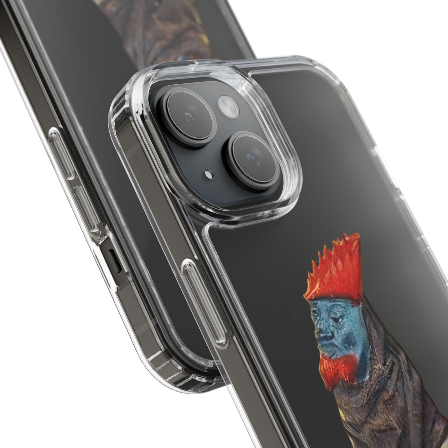 Medieval Chicken Man Phone Case - Rooster Dignity Meets Avian Absurdity