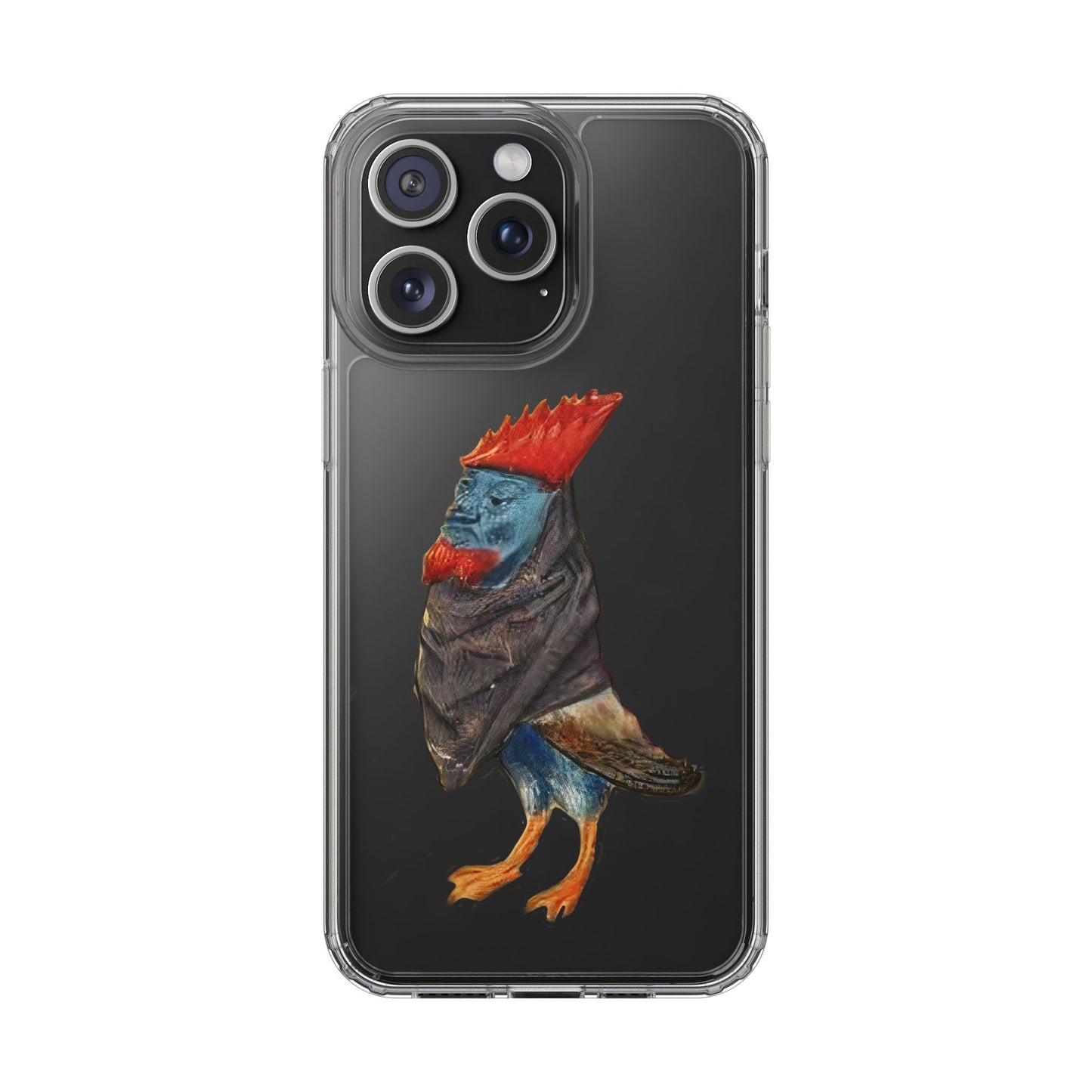 Medieval Chicken Man Phone Case - Rooster Dignity Meets Avian Absurdity